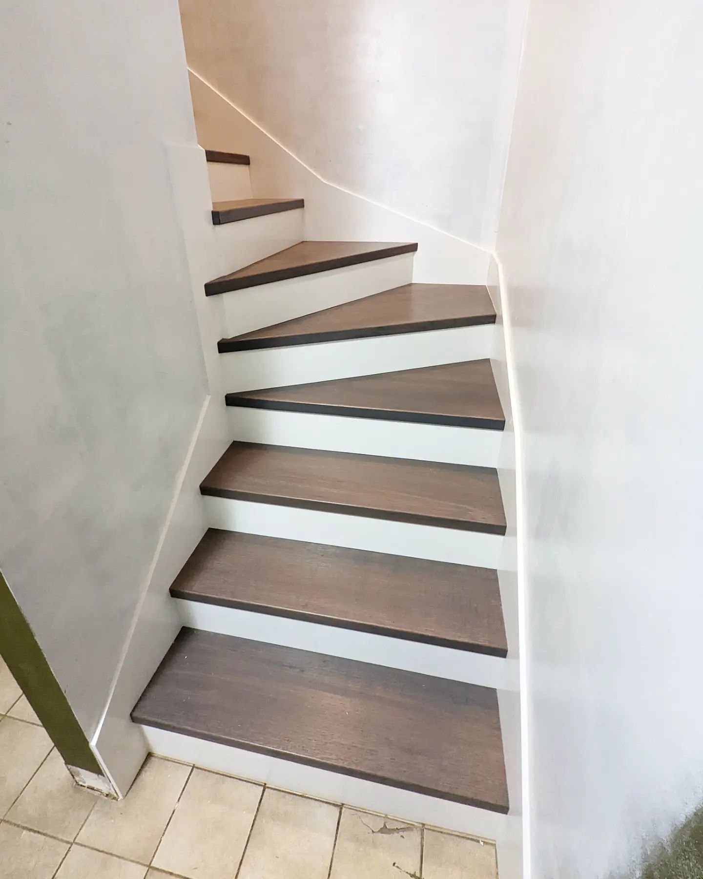 Repurposed red oak treads and risers... - NF Custom Carpentry | Facebook