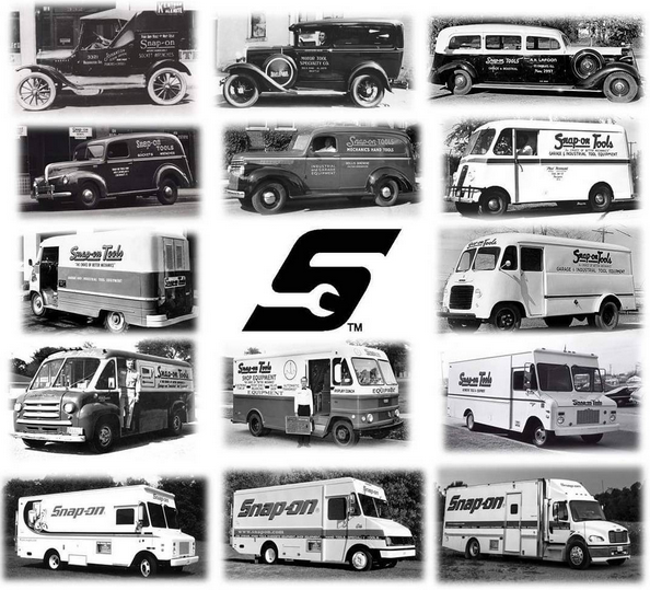 Snap-on trucks through the years! #TBT #Snapon #Snapon100years