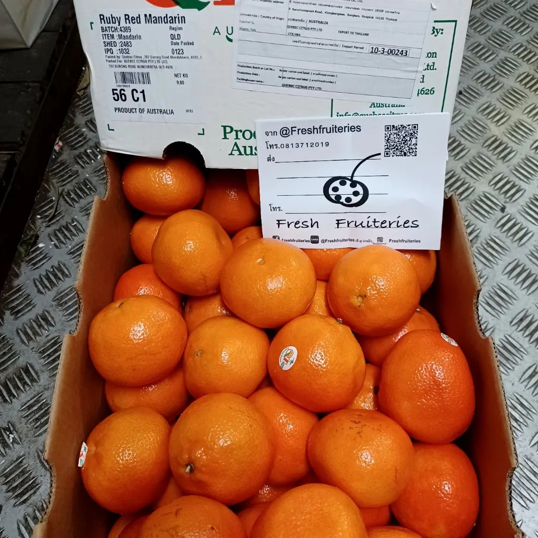 ส้มแมนดาริน 🍊 สายพันธุ์ Ruby Red Mandarin🇭🇲🇭🇲 จาก...