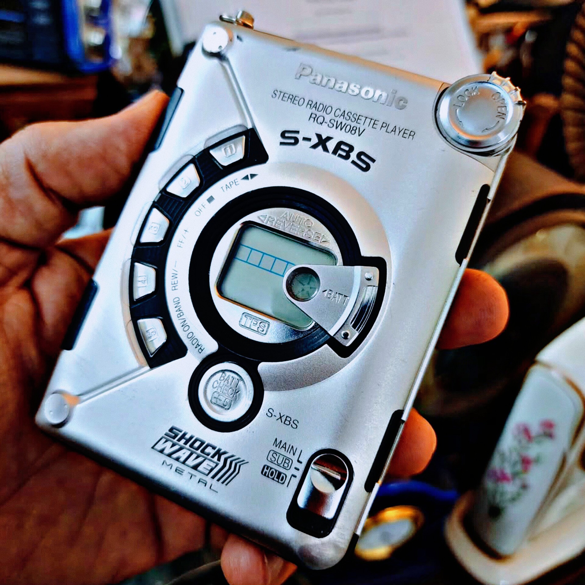 Panasonic ShockWave RQ-SW44V Cassette Player Serviced
