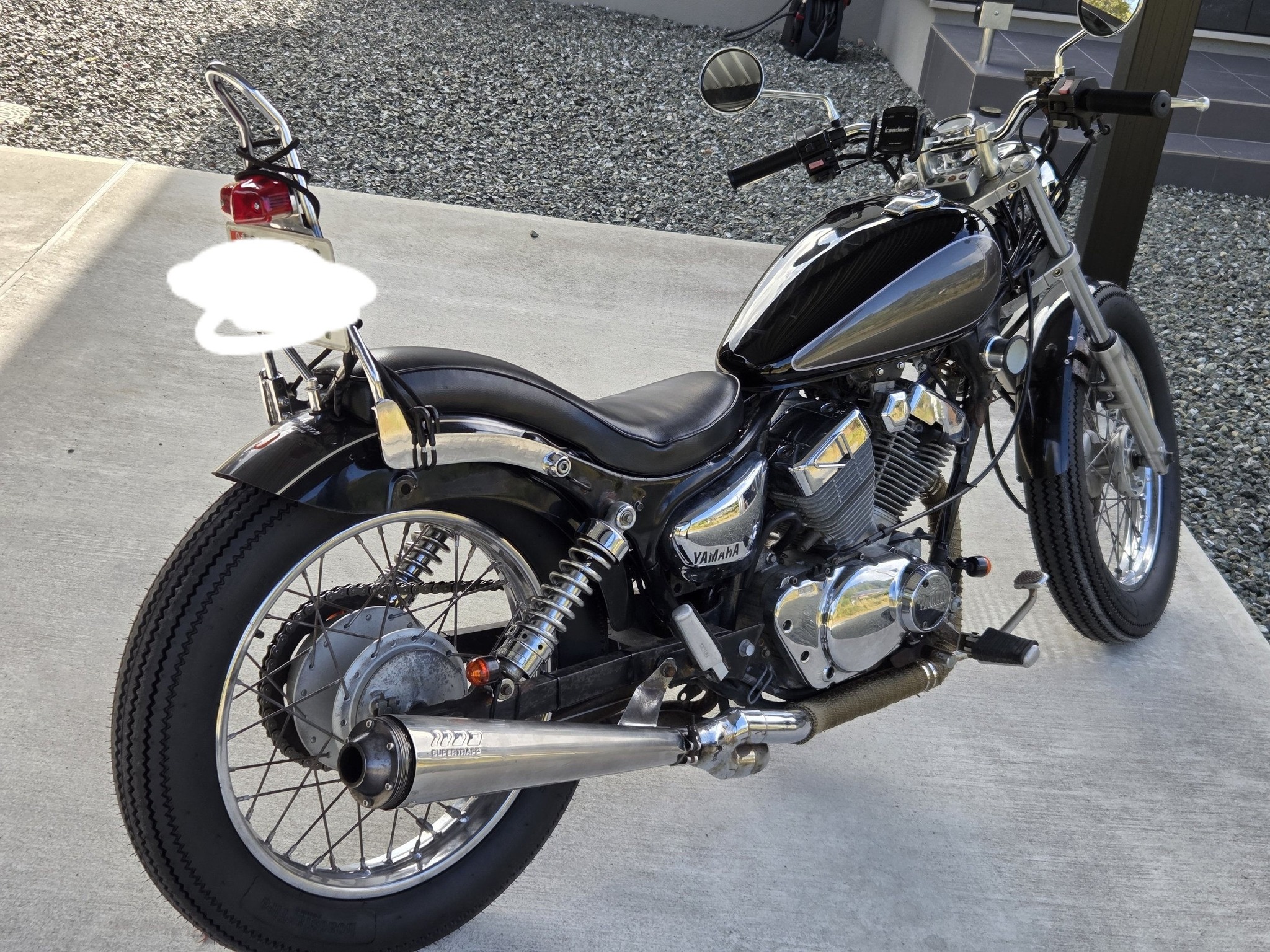 ビラーゴ250 リア18インチ化