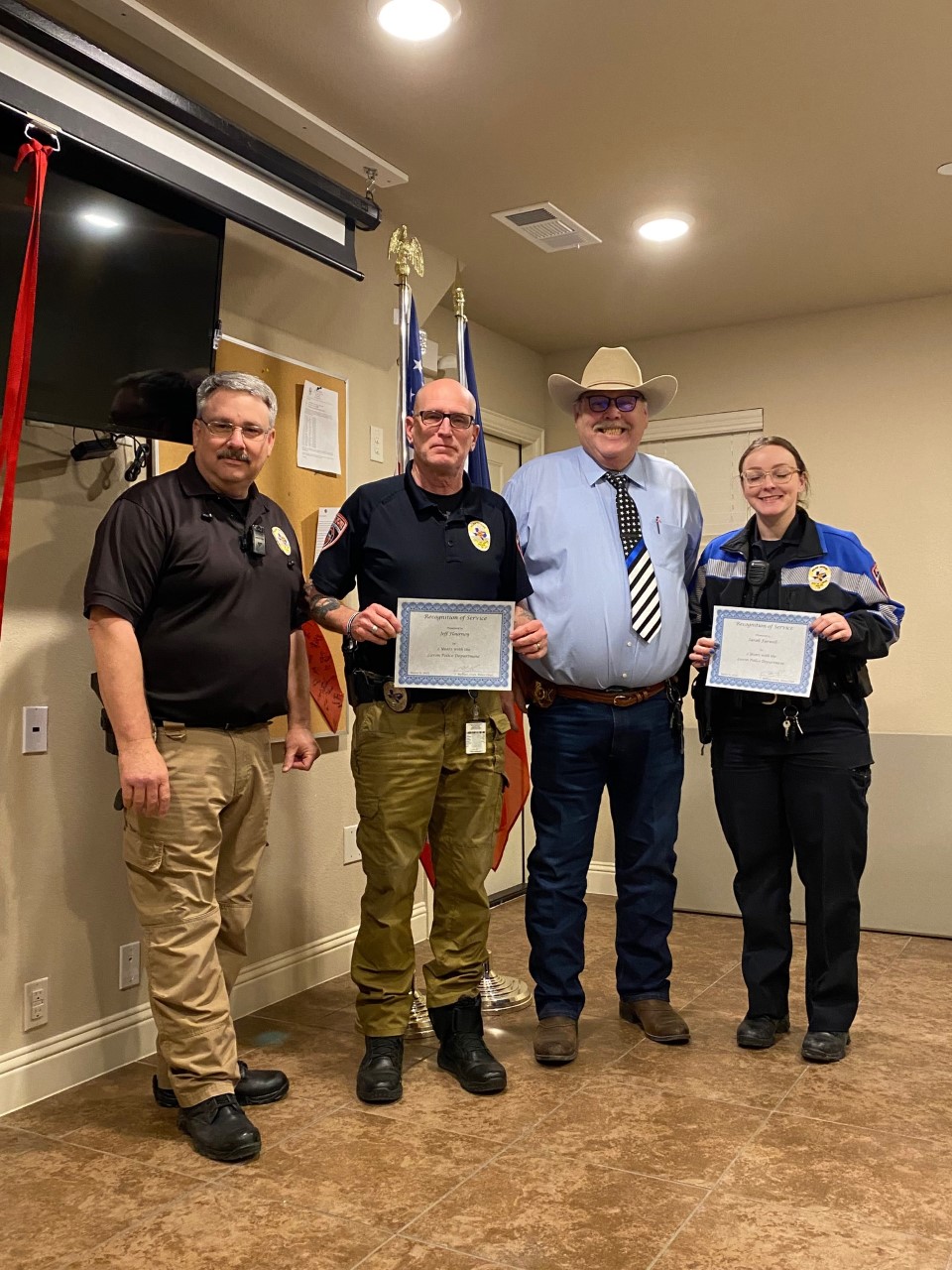On March 2, 2022, at the Lavon... Lavon Police Department