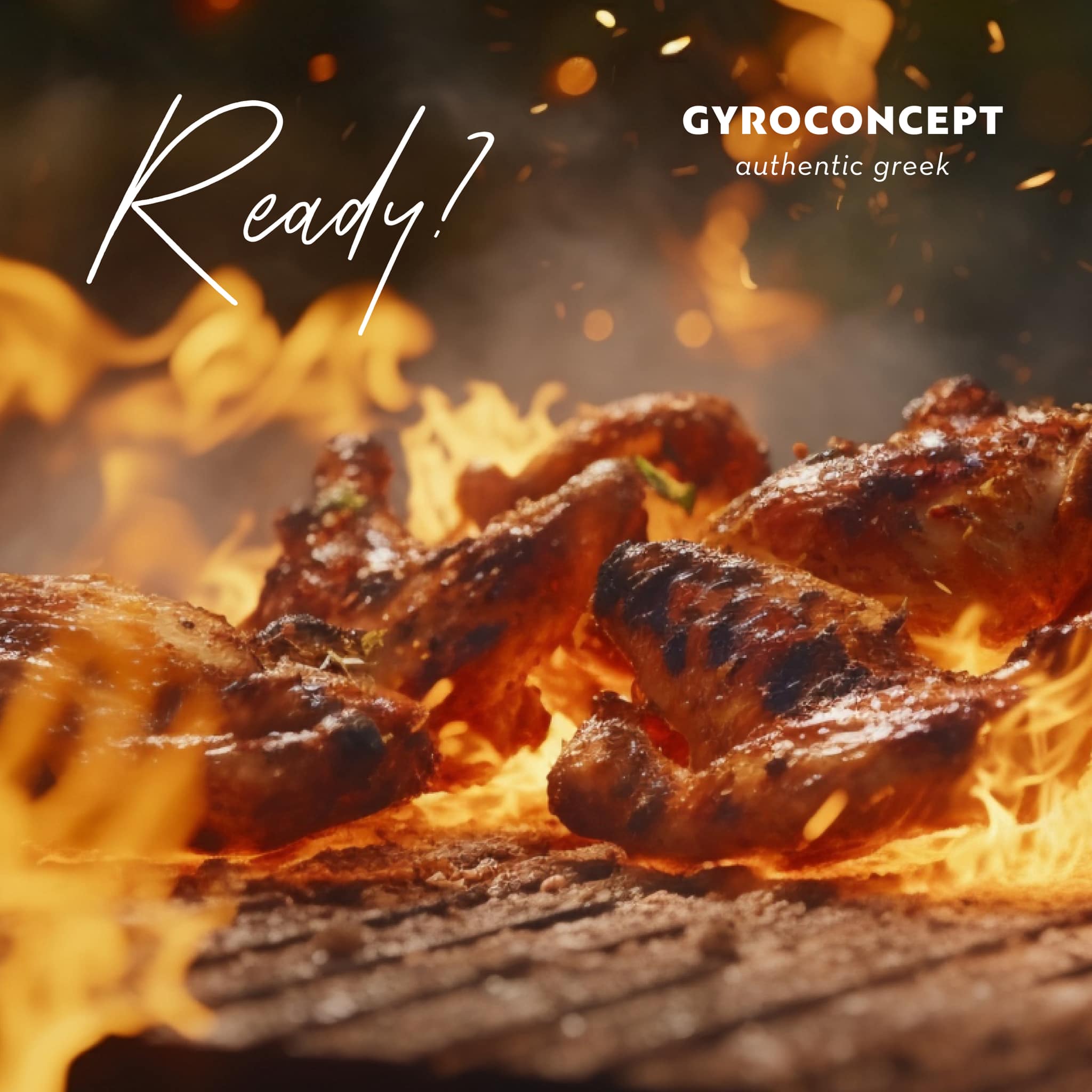 Gyro Concept - The grills are on fire! Let’s get the party...