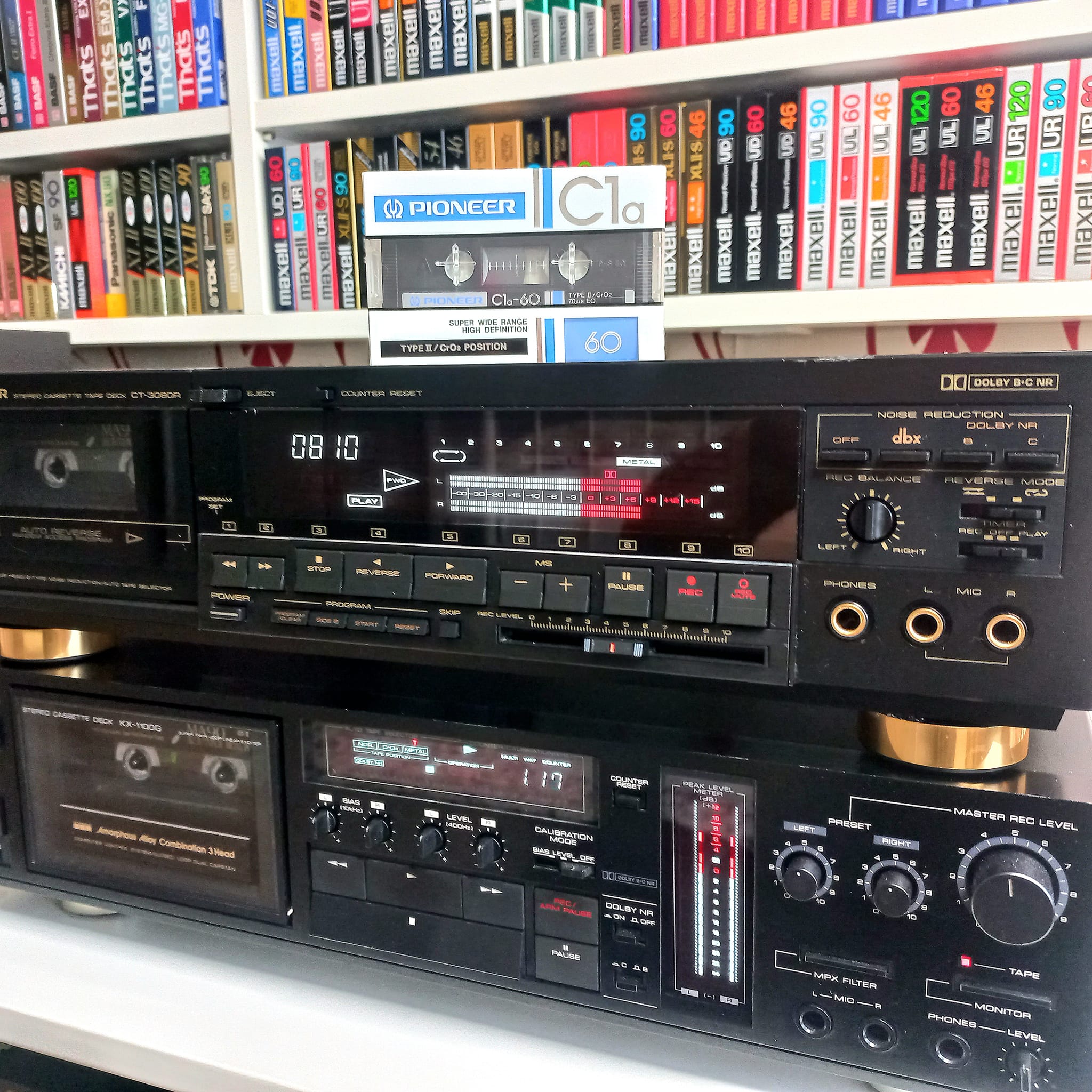 Top of the line, from my collection: Pioneer from 1982: GEX-91, KP 