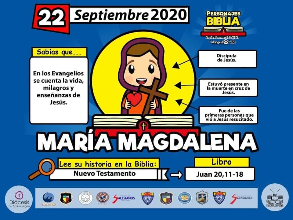 MARÍA MAGDALENA Discípula de Jesús. Estuvo presente en la muerte en ...