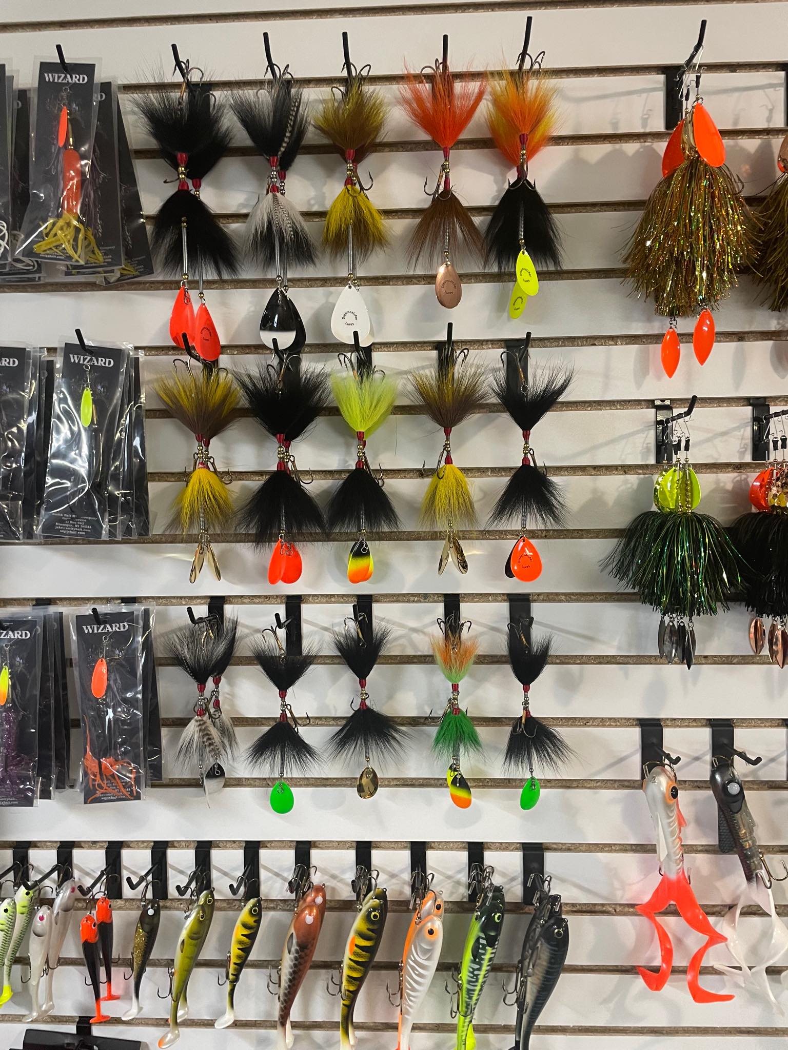 dreamcatcher fishing lures ZEUSX One-Piece Spinning Rod  Best Rod for Bass 7'3" Fast Action MEDIUM-HEAVY The Havoc HD Dreamcatcher Bucktails Dreamcatcher Mini (Single