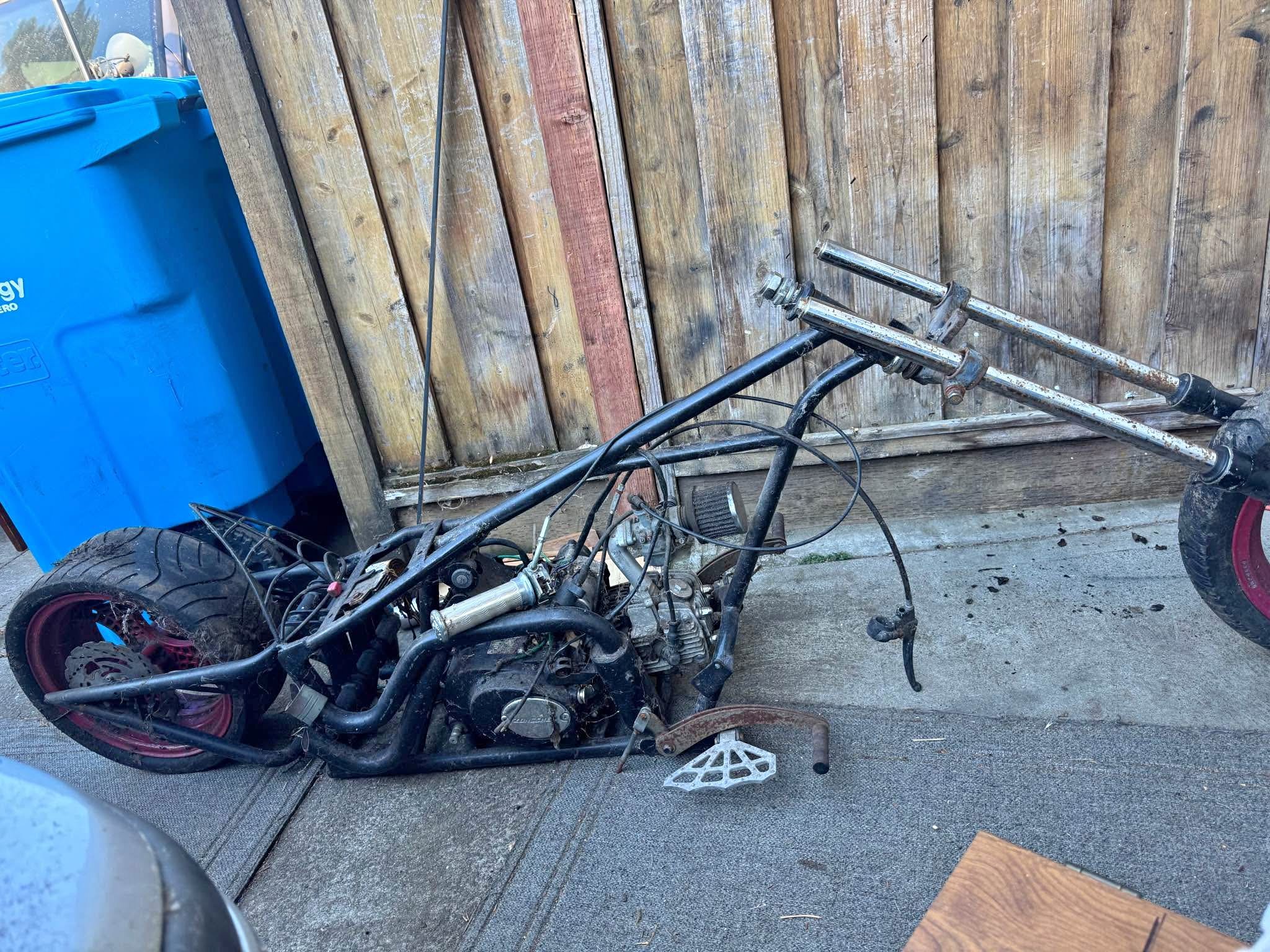 Mini chopper project 49/110cc - Car Engines & Engine Parts - Novato ...