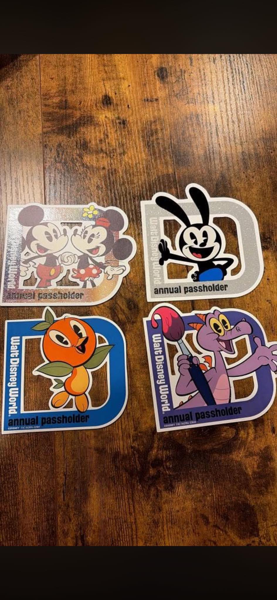 Trading magnets at Walt Disney World