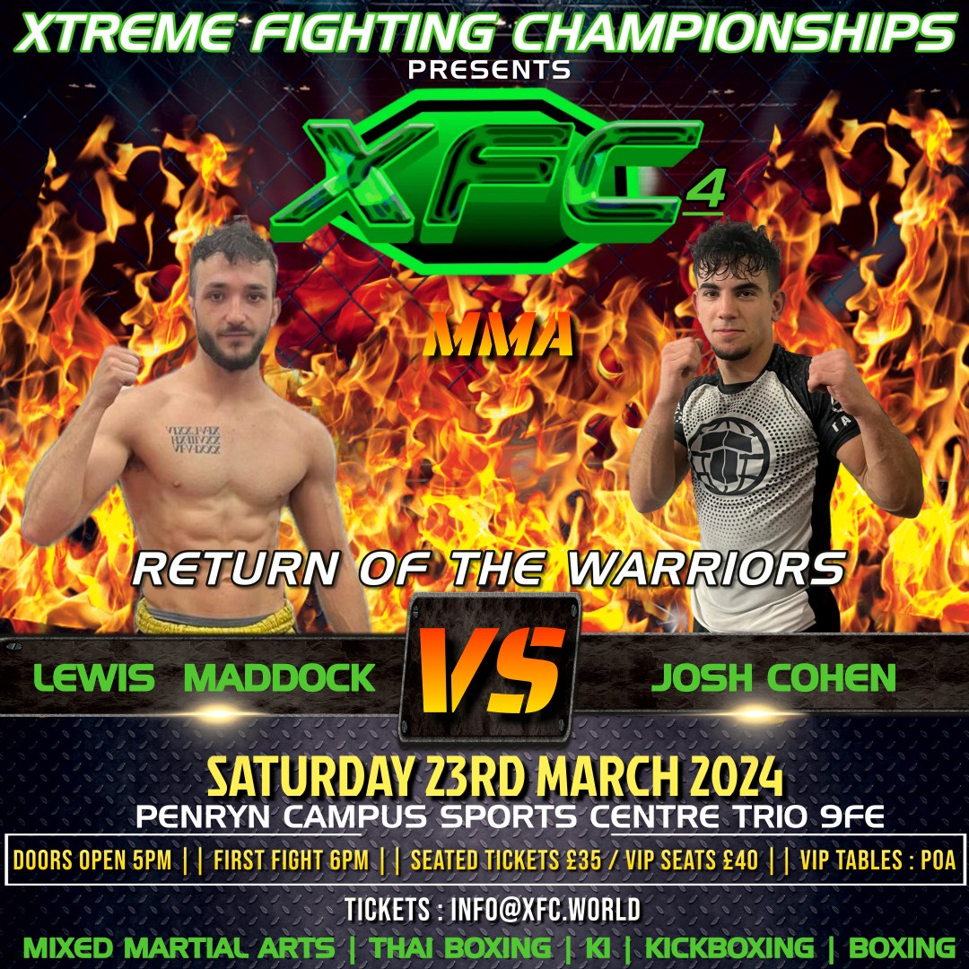 XFC - ⚠️ NEW MATCH UP ⚠️ XFC are proud to announce the return of : ⚔️ ...