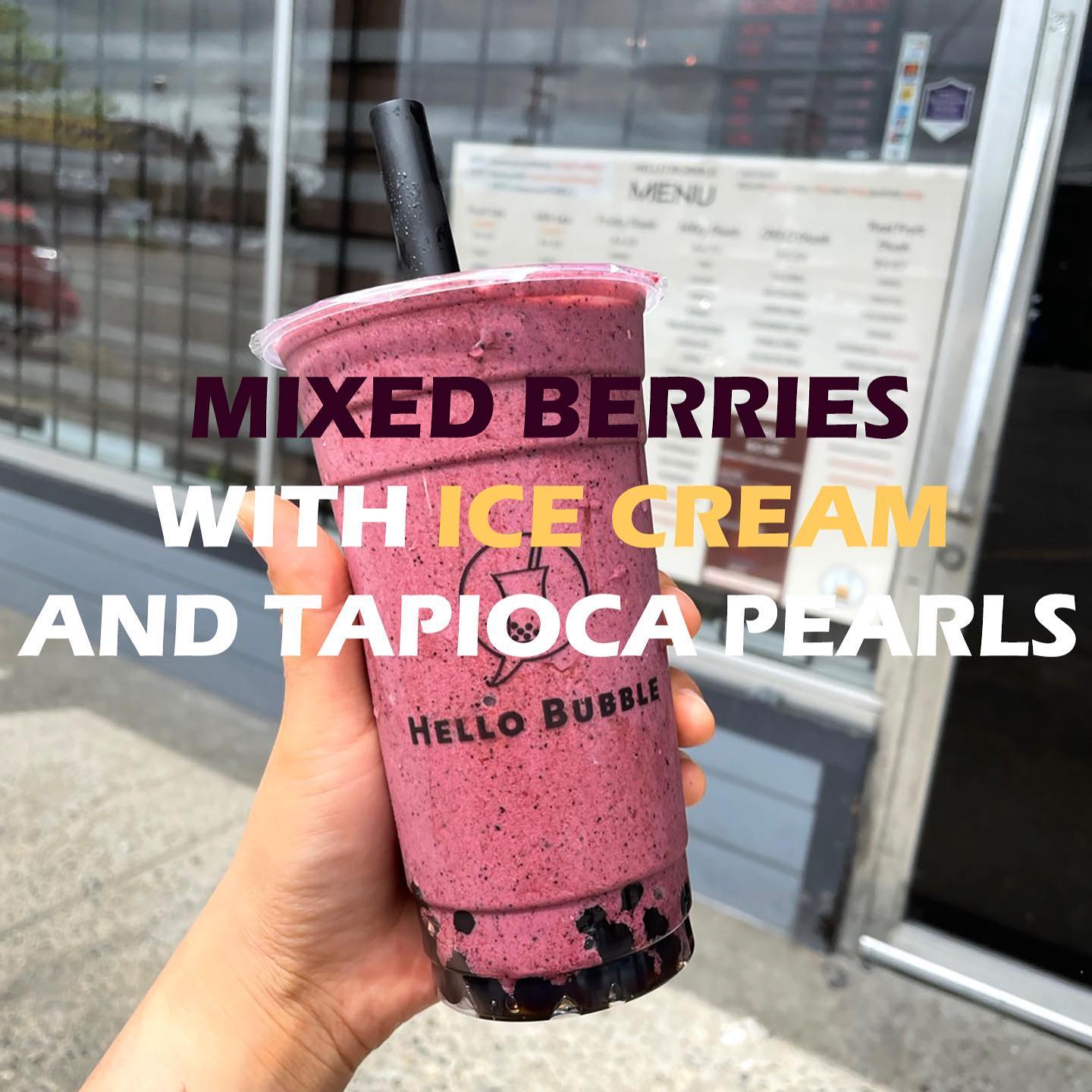 Hello Bubble - Do you know we can add ICE CREAM on your...