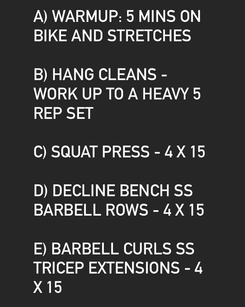 Plus One Conditioning