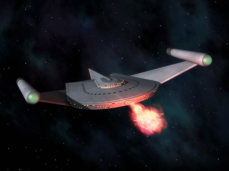 Original Romulan Bird of Prey in Star Trek: Picard