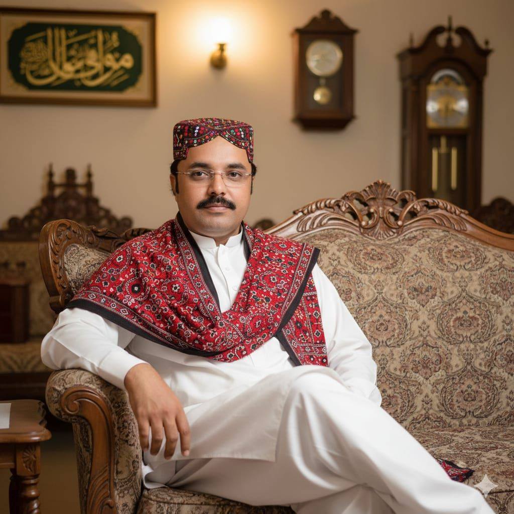 نوشهروفيروز ويجهو ڳوٺ محمد باغ راڄپر جو رھواسي پير سن عارب خان ۽ سندس ...
