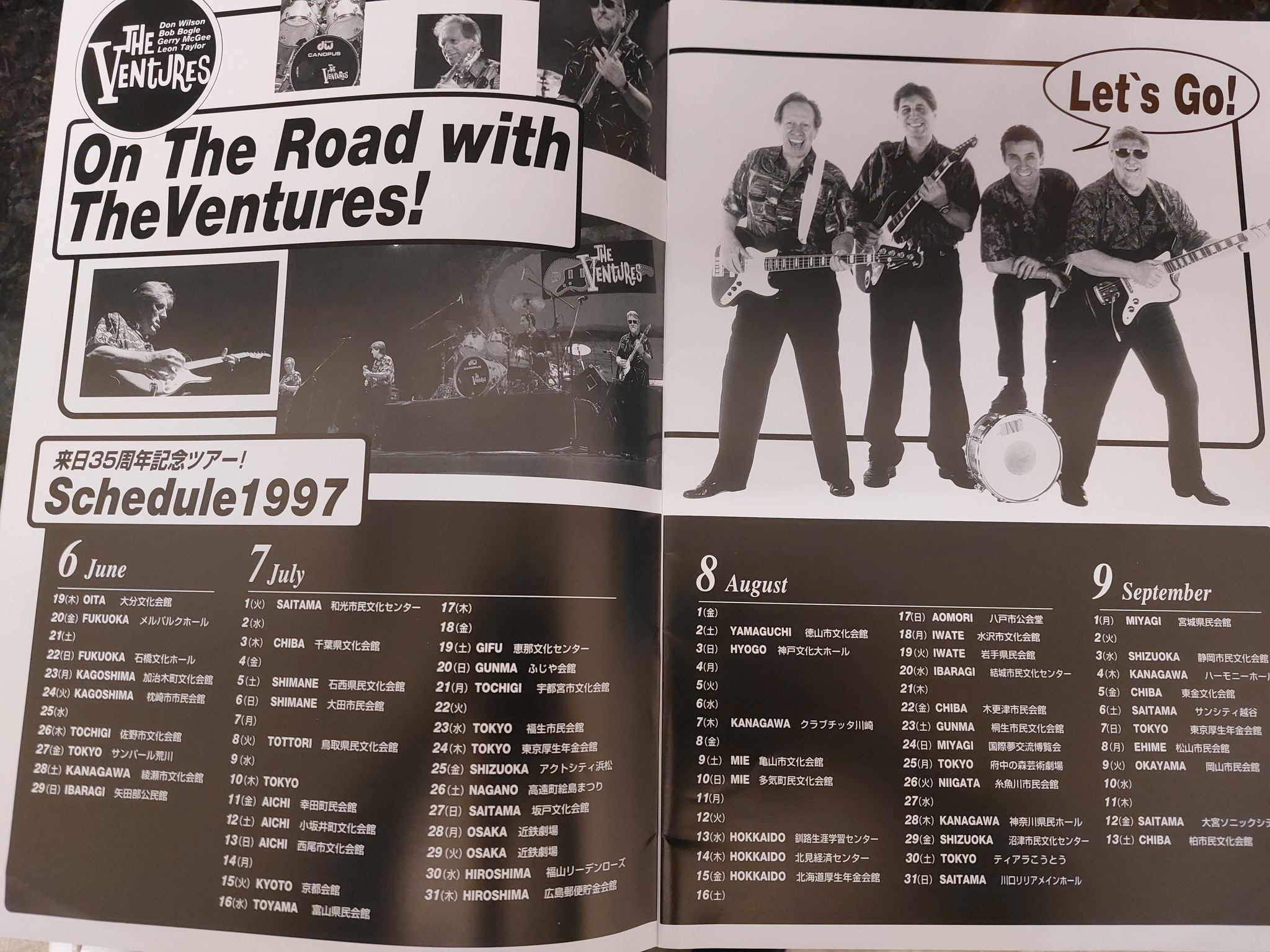 The Ventures Summer Tour of Japan 1997. Leon Taylor