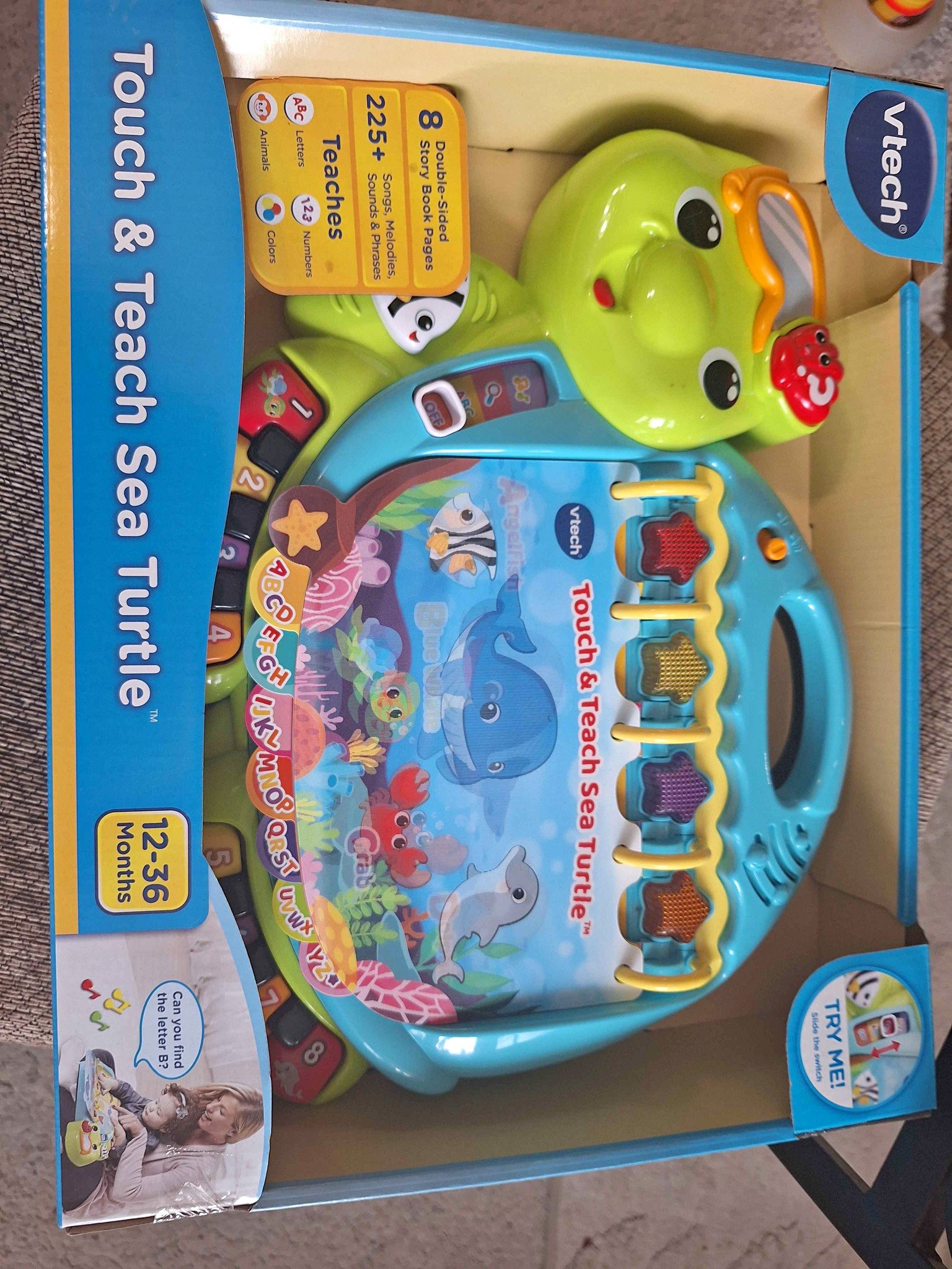 VTech Touch & Teach Sea Turtle baby learning toy - Educational Toys ...