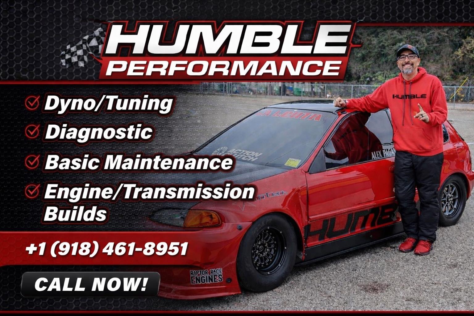Built on Passion. Backed by Performance. At Humble Performance, we