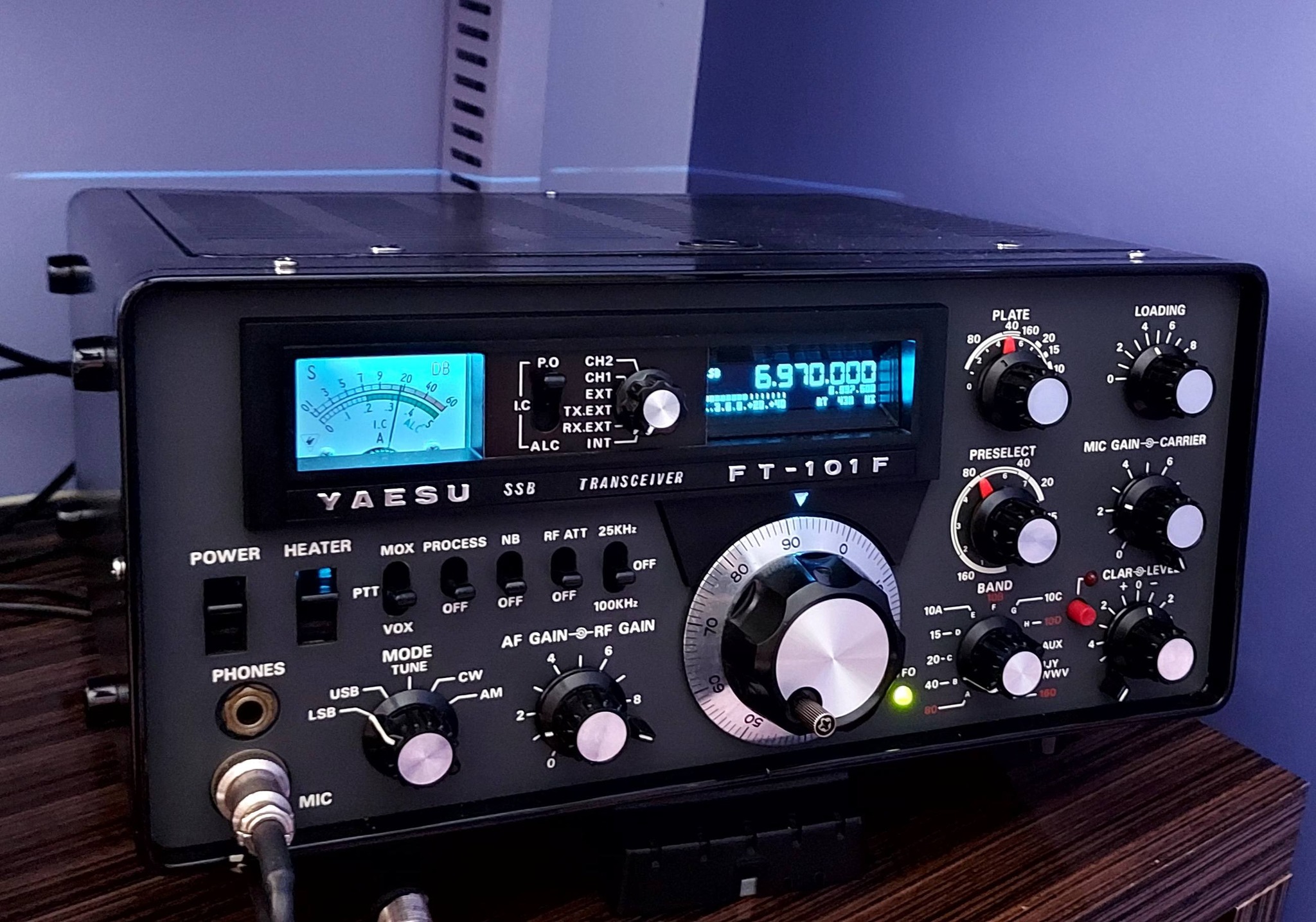 The Yaesu FT101Z (ZD) journey in history, always fun to fire up