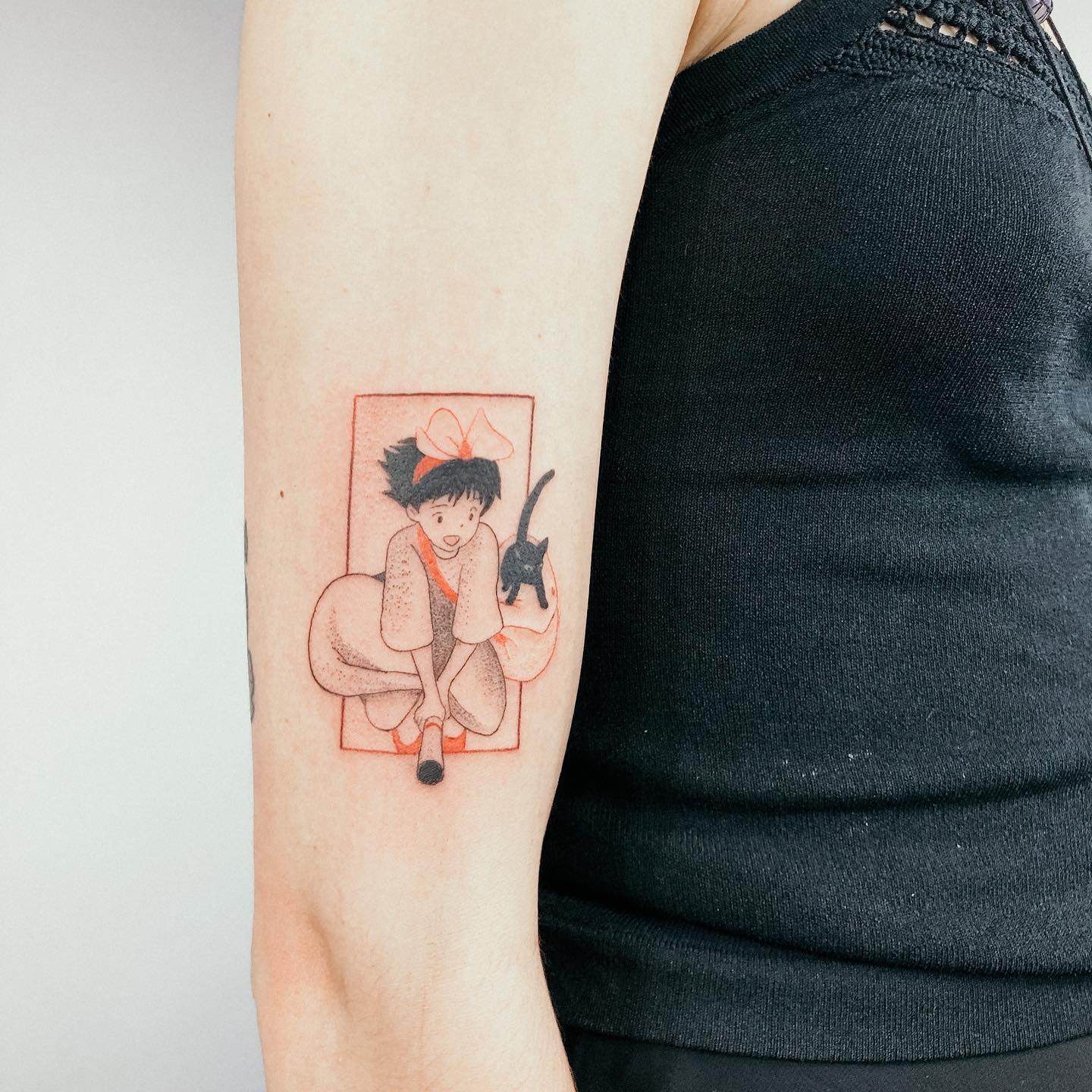 Tatouage Kiki La Petite Sorciere