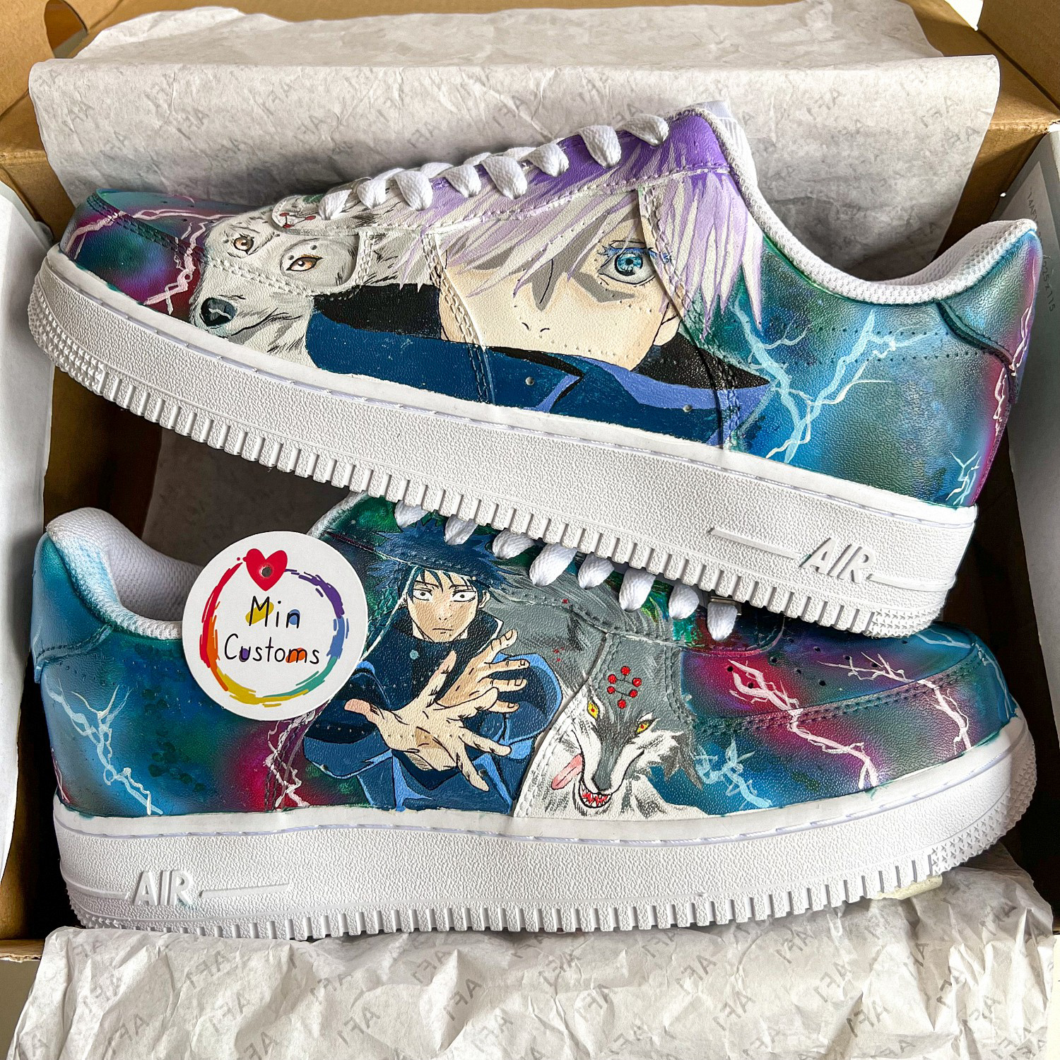 Min Customs - Jujutsu Kaisen Air Force 1 Custom 📥 IG:... | Facebook