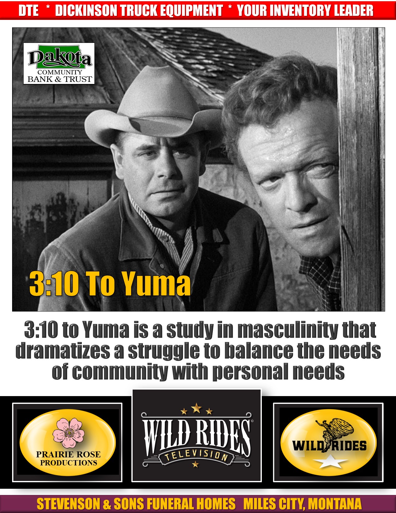 Wild - In the tradition of many American westerns, 3:10 to Yuma is a ...