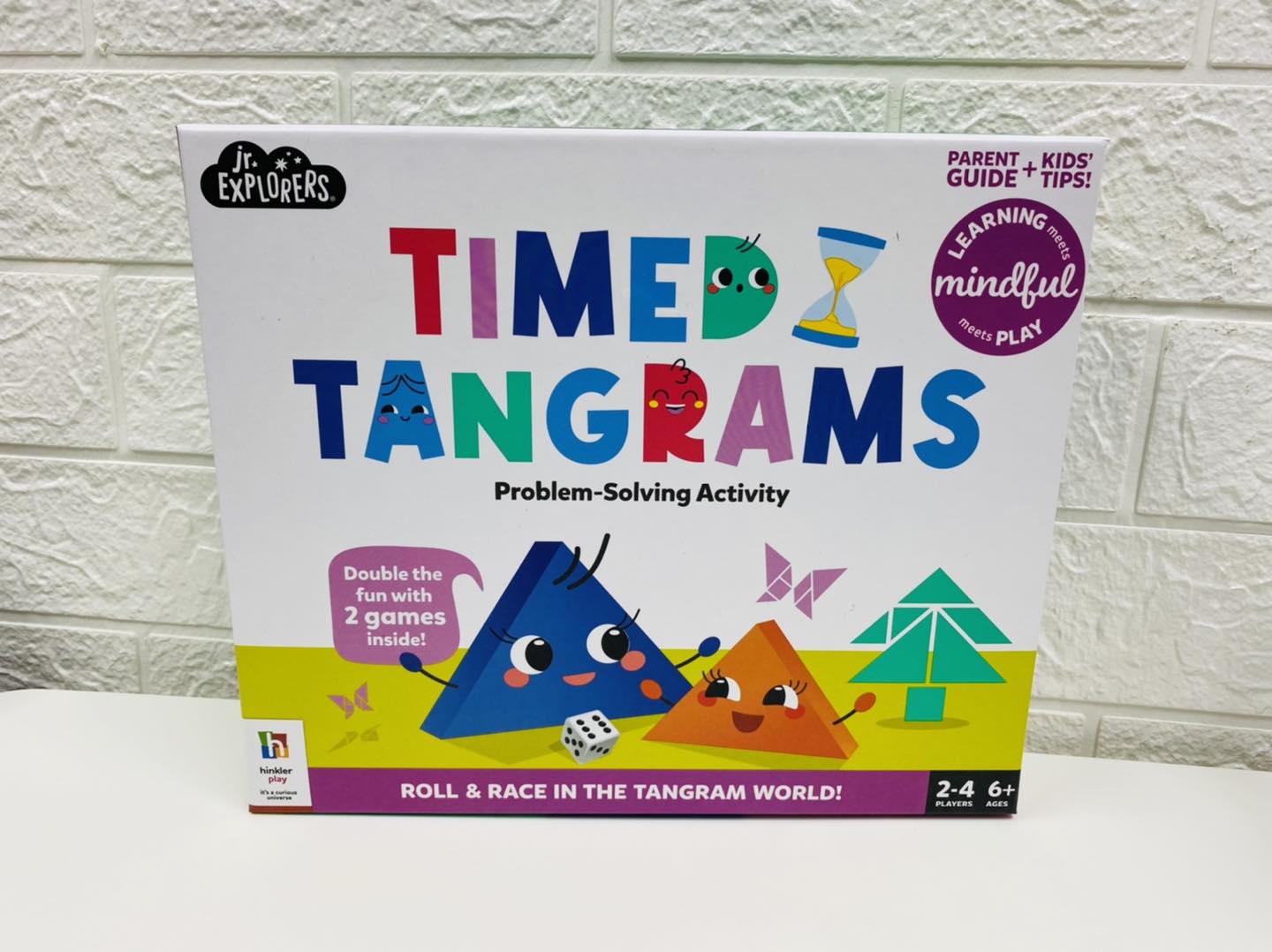 小比屋雜貨店 - 適合5歲或以上👦🏻👧🏻1 盒有 🏻2個遊戲可以玩呀！ 🔺Timed Tangrams...