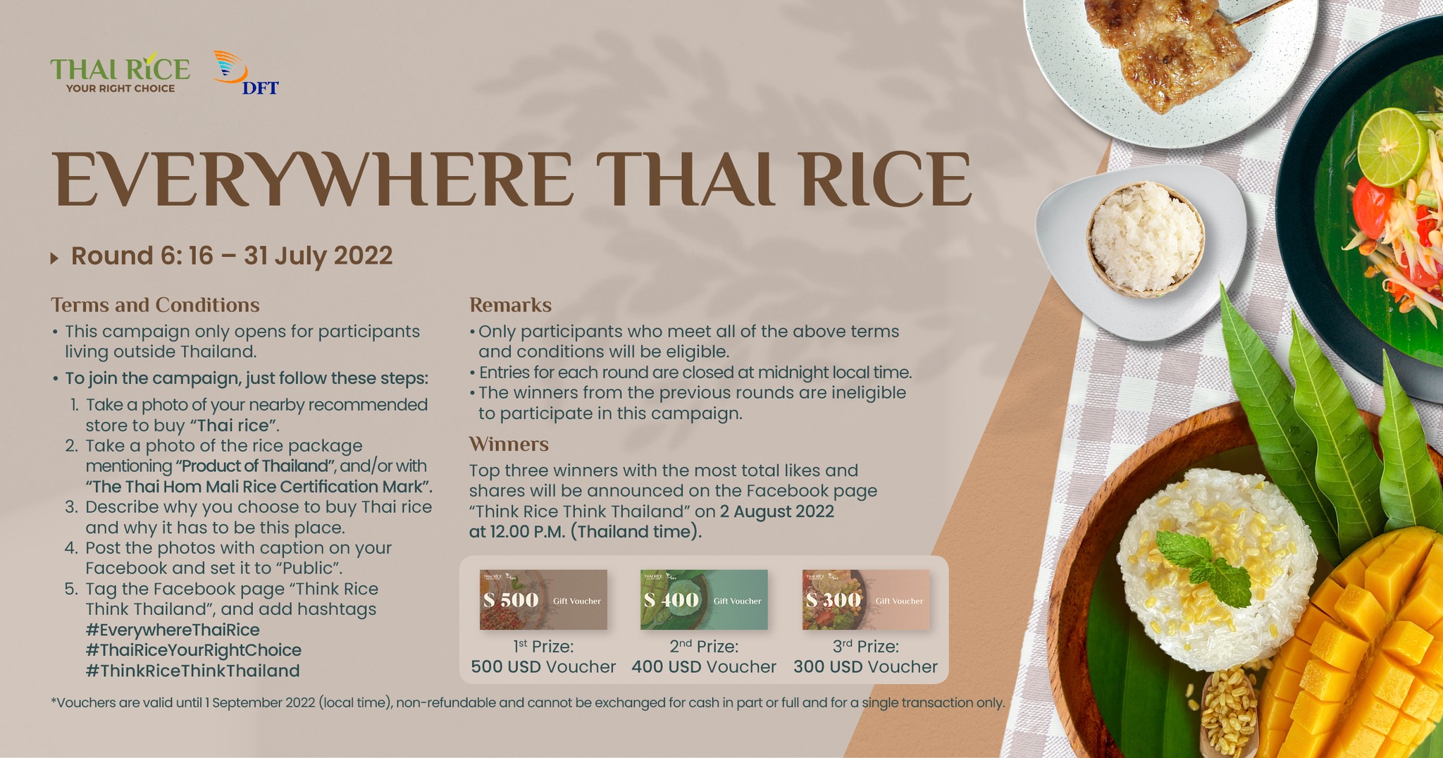 Everywhere Thai Rice Campaign... - Think Rice Think Thailand | Facebook