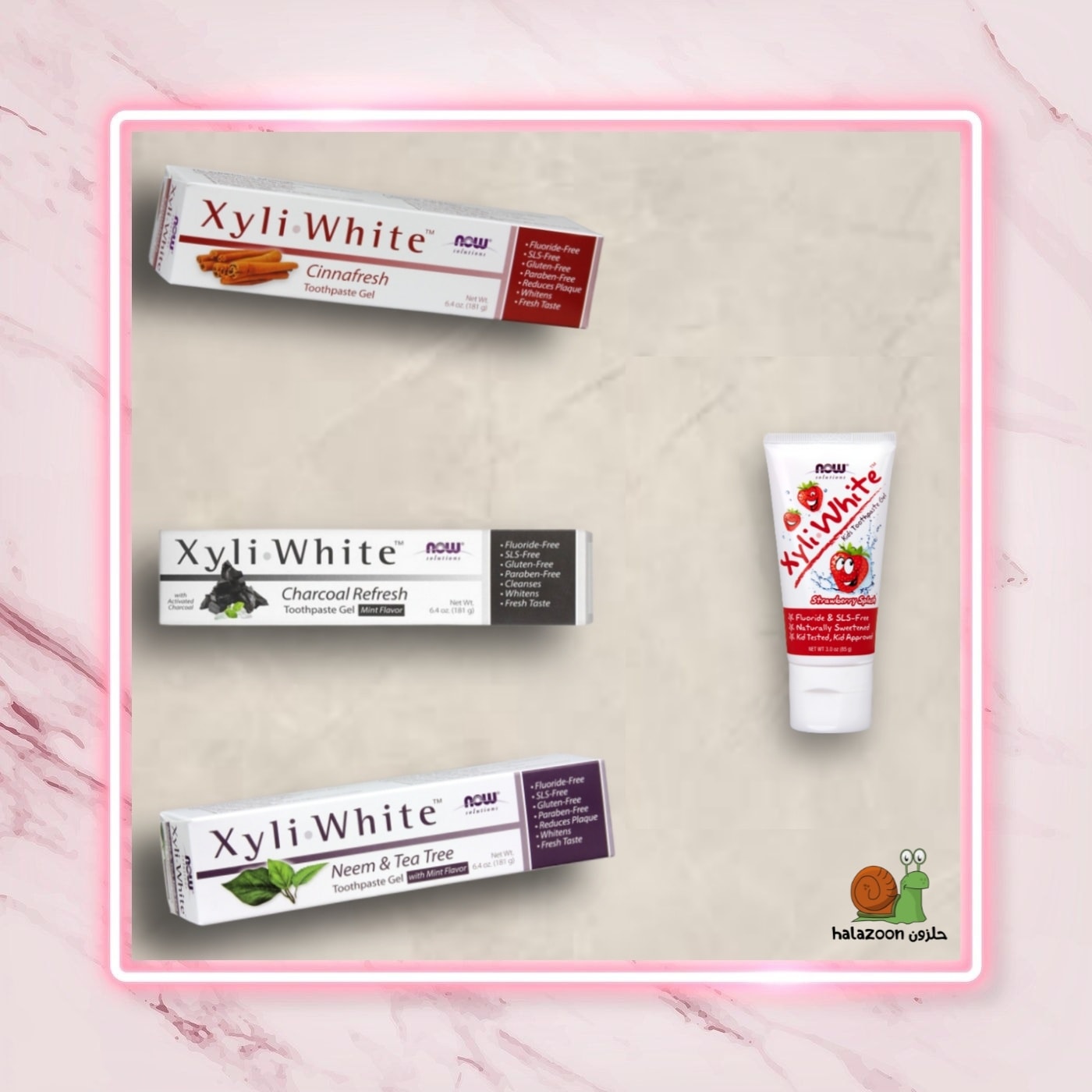 حلزون Halazoon - #NOW_SOLUTIONS Toothpaste 🪥 تمتعي... | Facebook