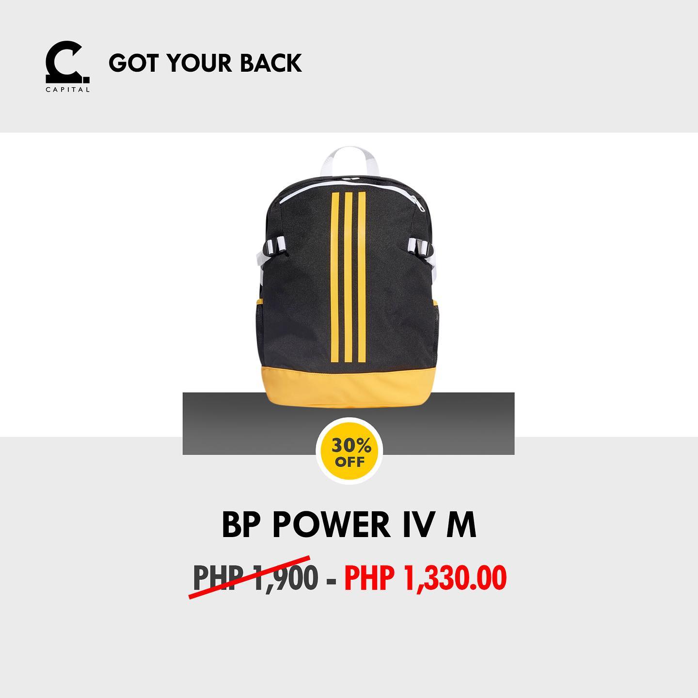 adidas capital backpack BP STRING  Online When youve got both work and a workout on your schedule Capital_PH - Capital_PH added a