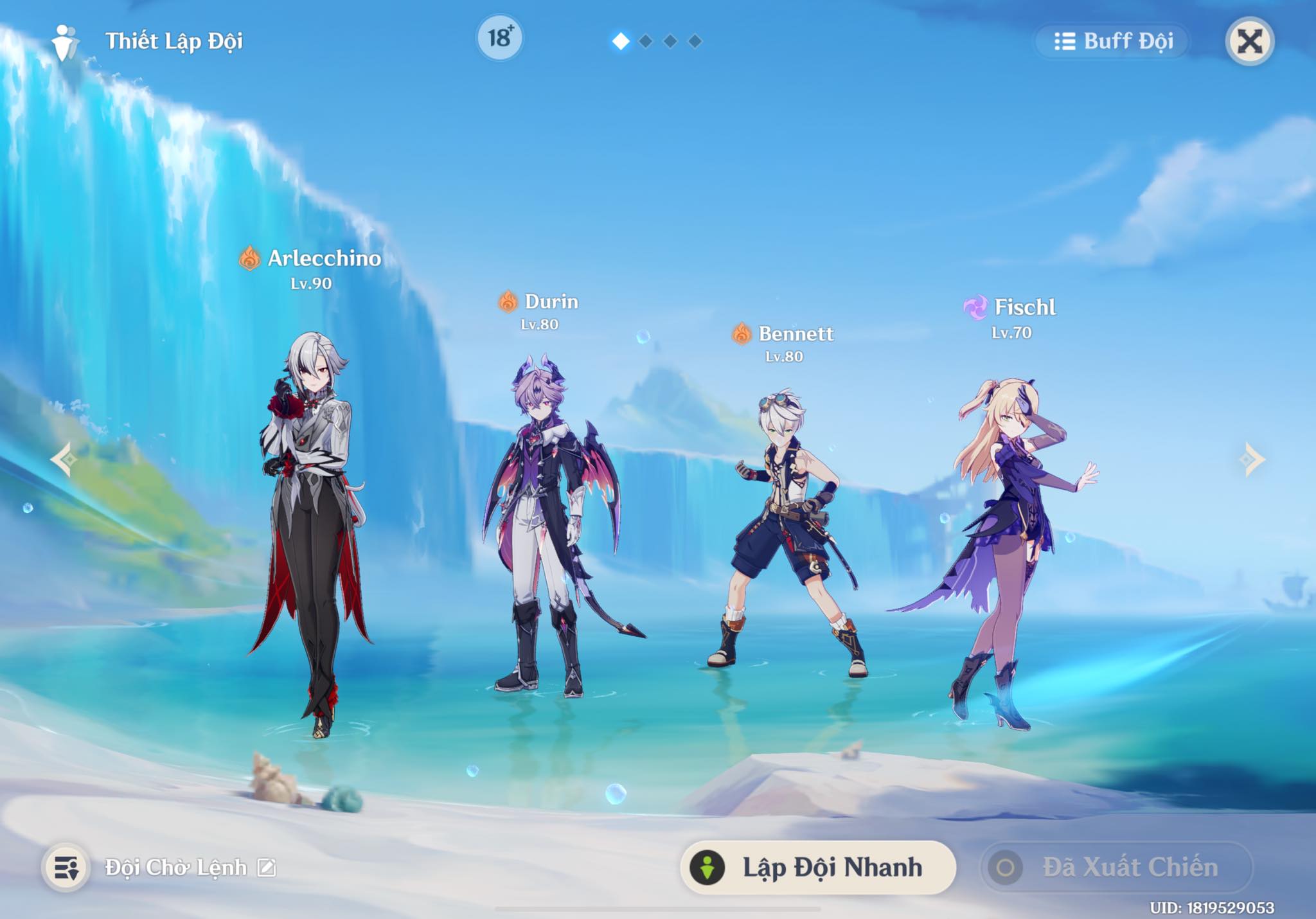 Genshin Impact Việt Nam | Team này slot cuối có thay được bằng con 4 ...