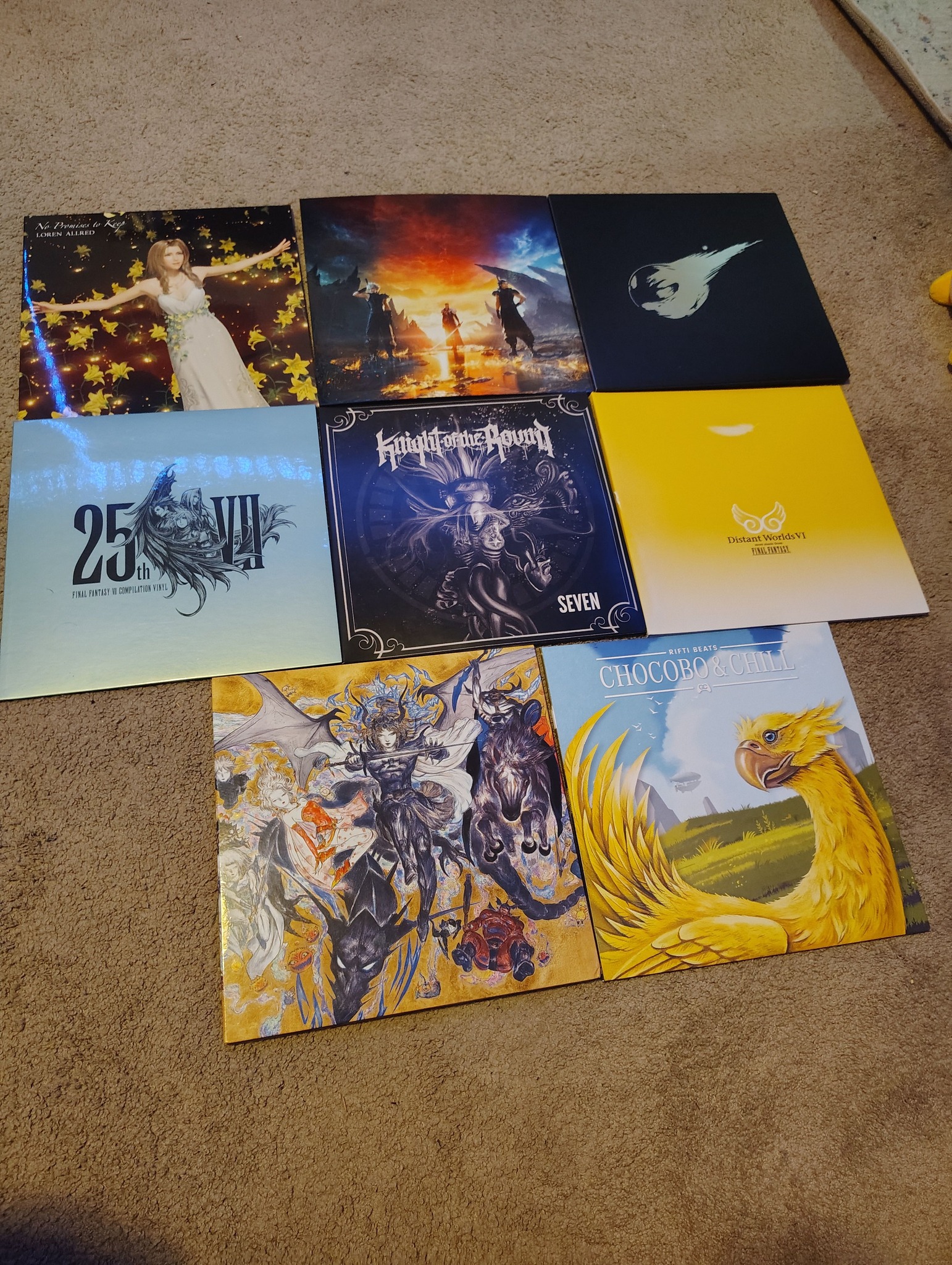 Final Fantasy VII Rebirth Vinyl Record Unboxing and First Impressions