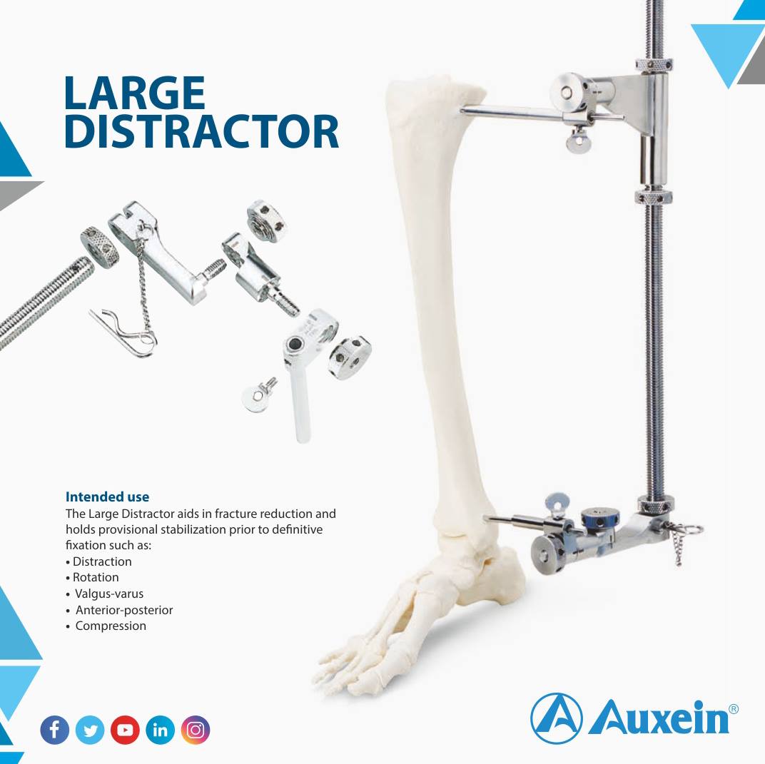 Auxein - The Large Distractor aids in fracture reduction...