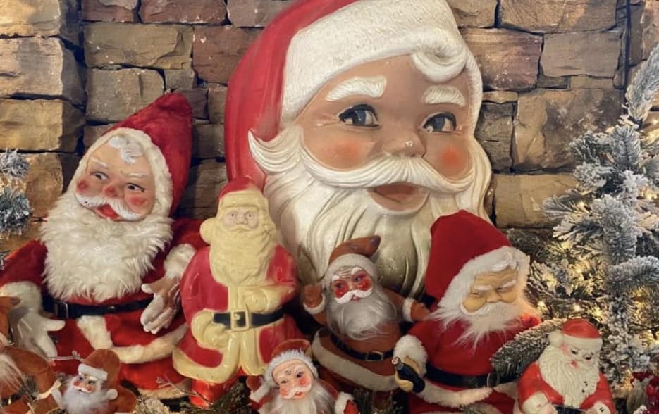 Set Of 16 Large Victorian Shabby Chic Vintage Santa & Christmas Images - Digital Or Physical Prints
