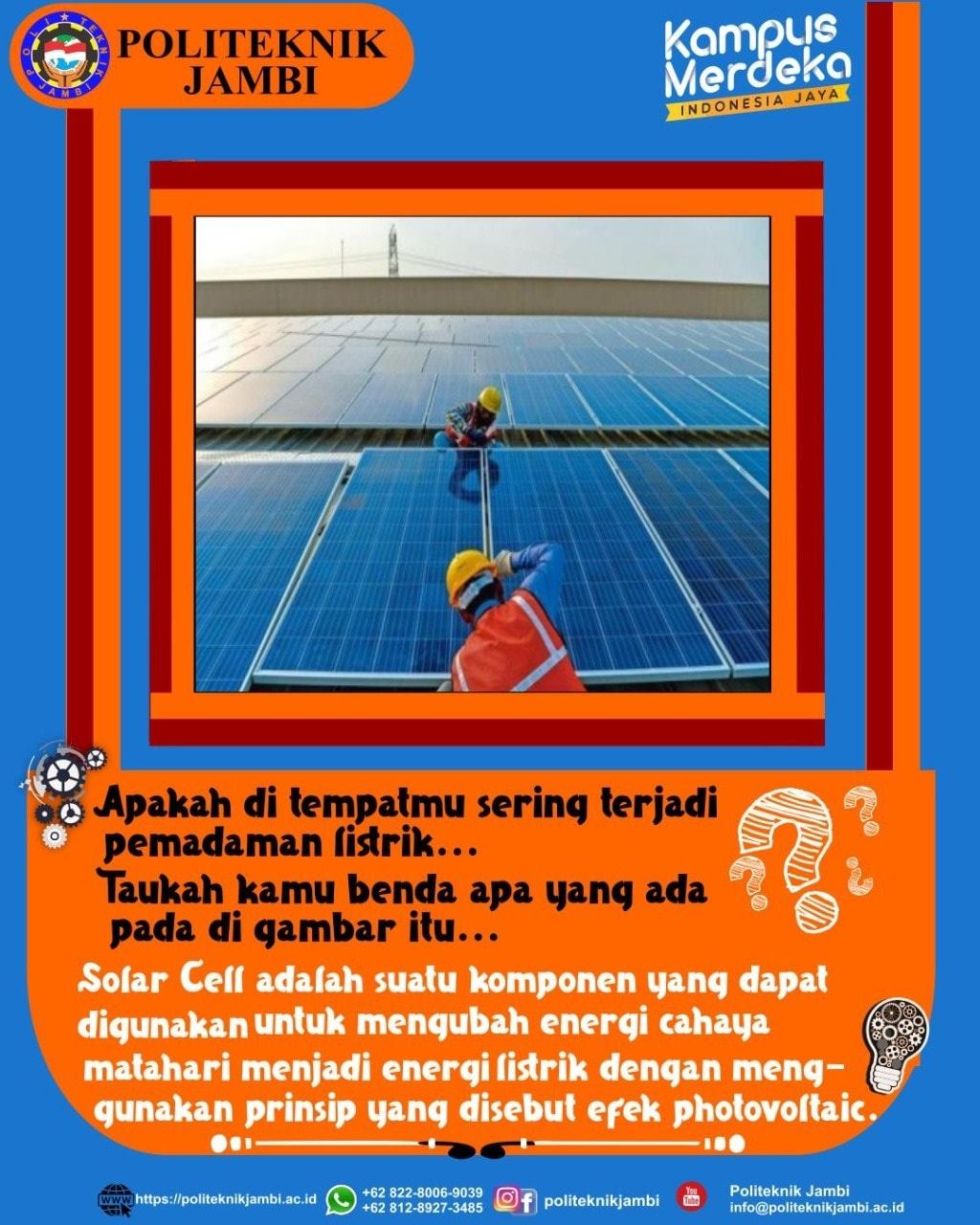 Saat ini, telah banyak yang... - Poljam - Politeknik Jambi | Facebook