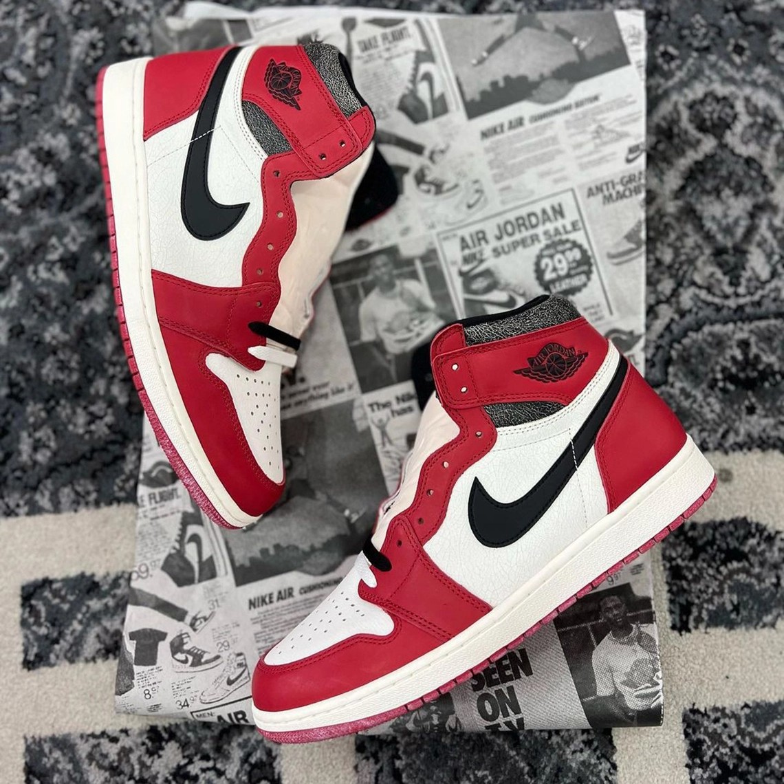 3 years ago today, the Air Jordan 1 High OG “Lost & Found” released