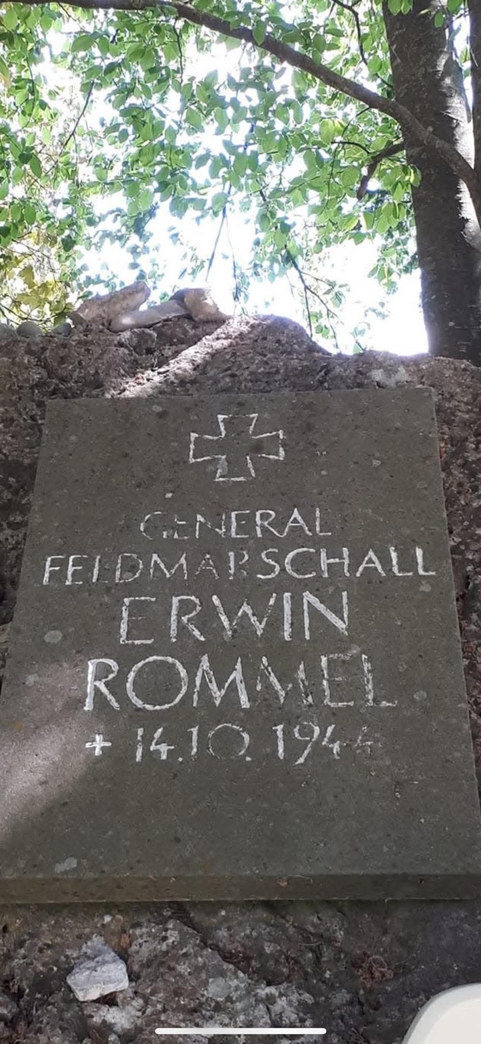 CH Inam - At the grave of Erwin Rommel#history #nowandthen #thenandnow ...