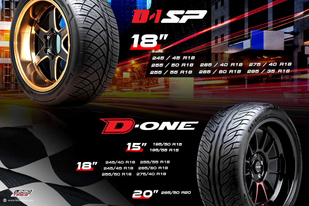 คุณจะเลือกเส้นไหนเติมอารมณ์ซิ่ง!!... - Lenso & Raiden Tires