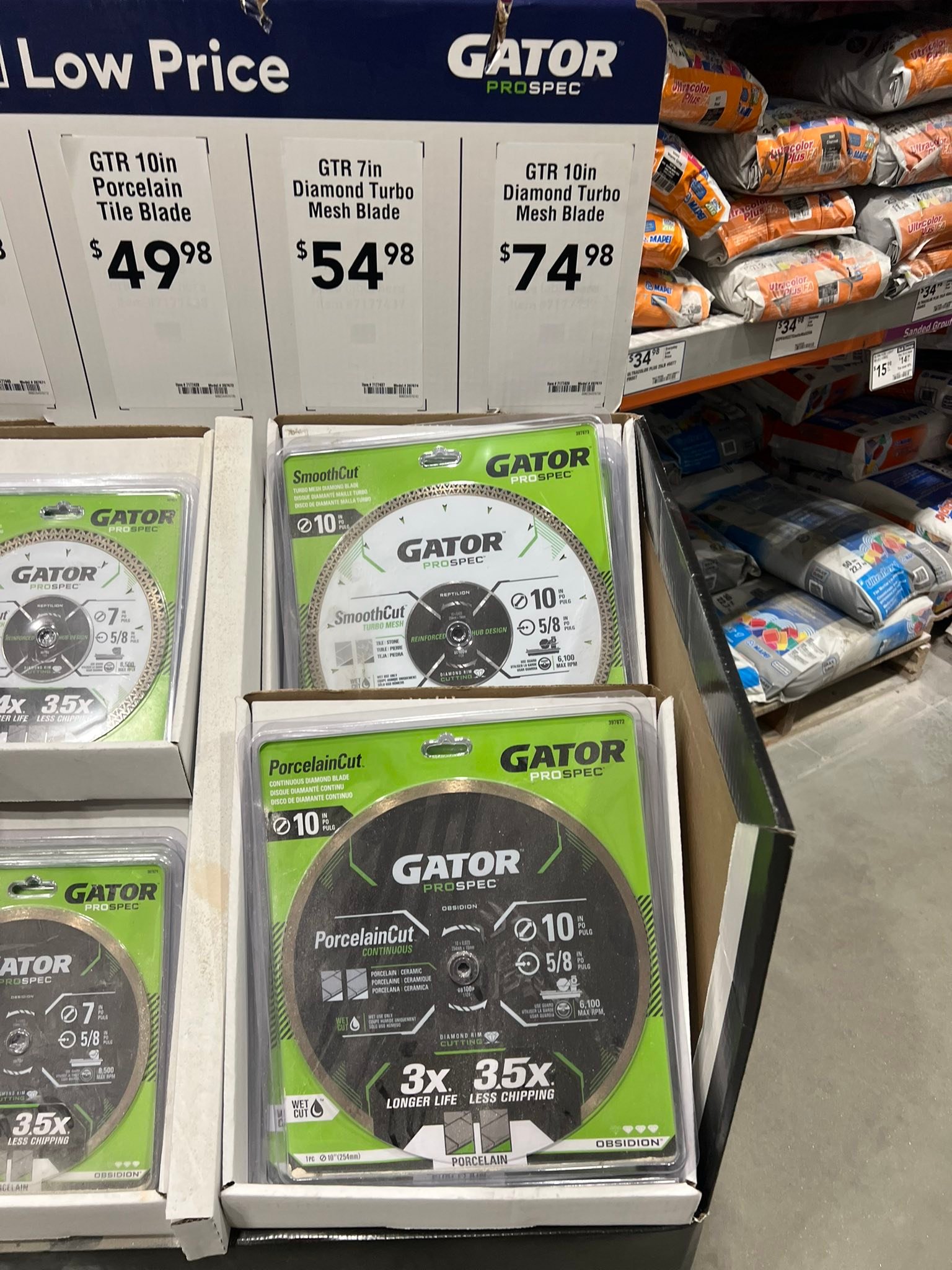 Has anyone tried Gator blades at Lowe's?