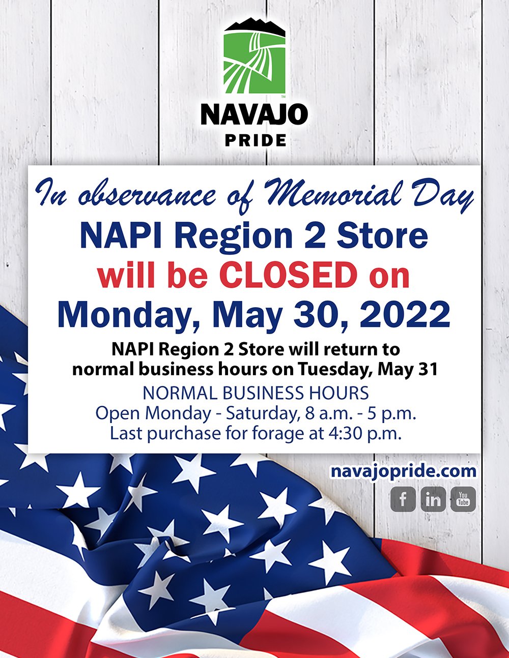 A friendly reminder that NAPI Region... - Navajo Pride - NAPI