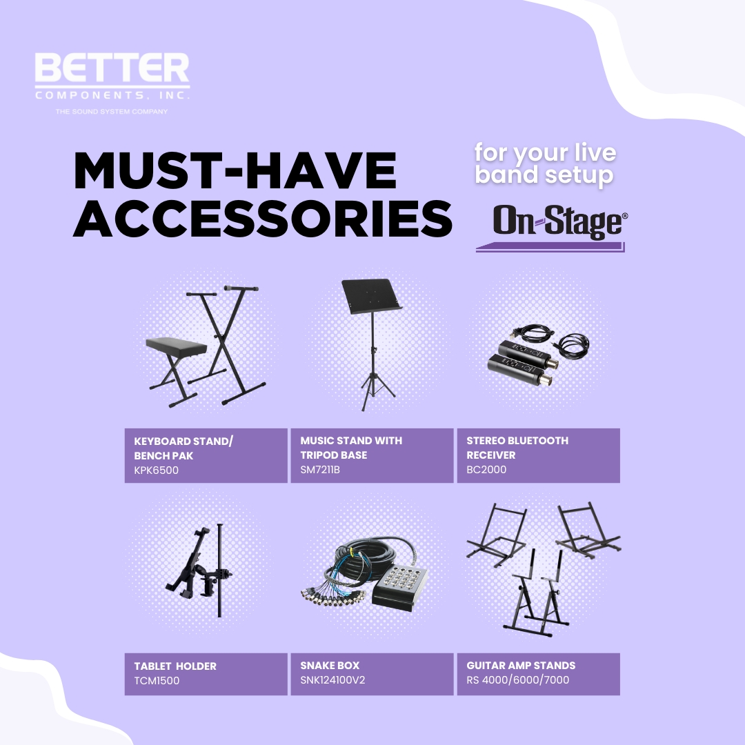 Better Components Inc. - Complete your live band setup with these ...