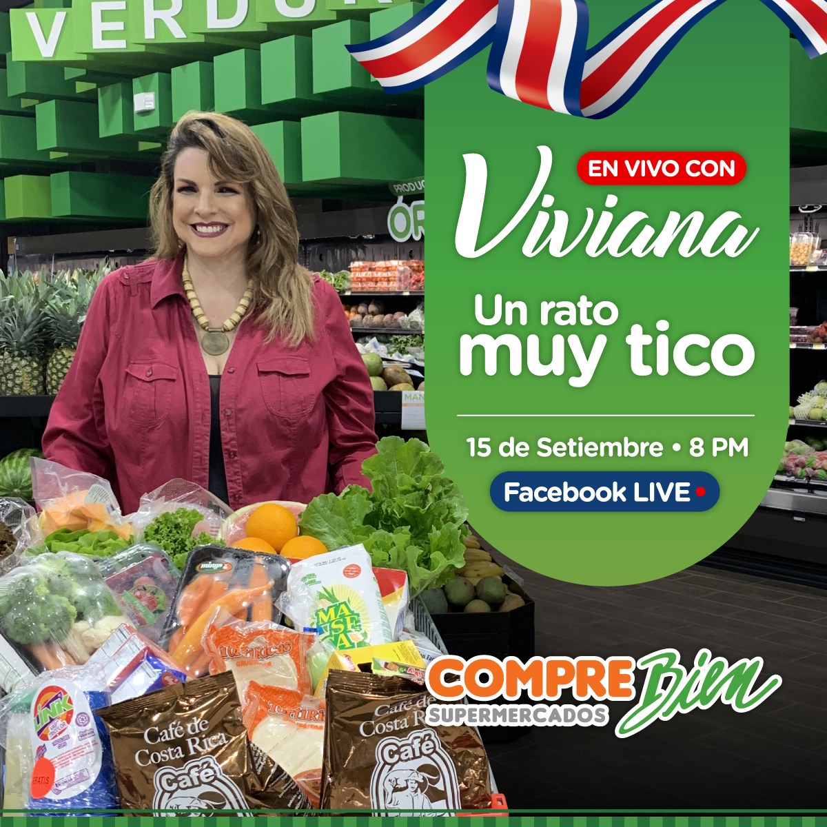 🇨🇷 Este próximo 15 de... - Supermercados Compre Bien