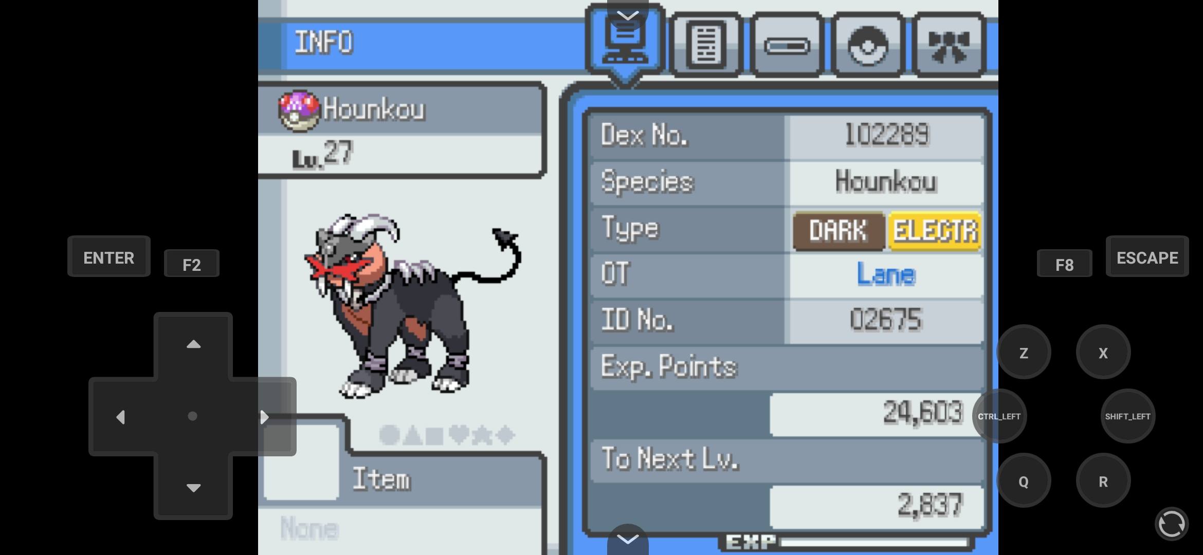 じゅんじゅん Legendary/mythical Pokémon team in Pokémon Infinite Fusion