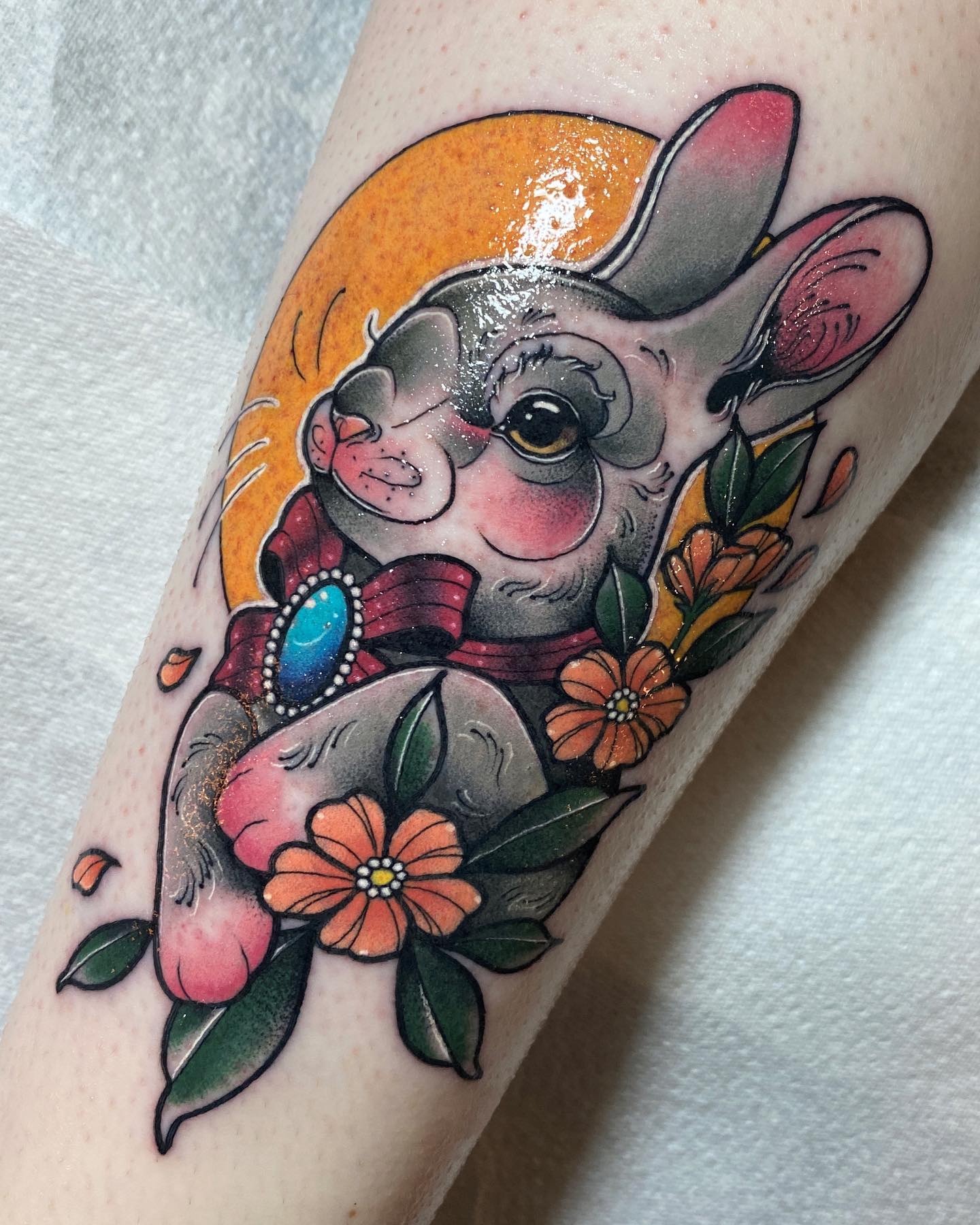 Neo Traditional Tattoo Rabbit Tattoo Uploaded By Kmilopride