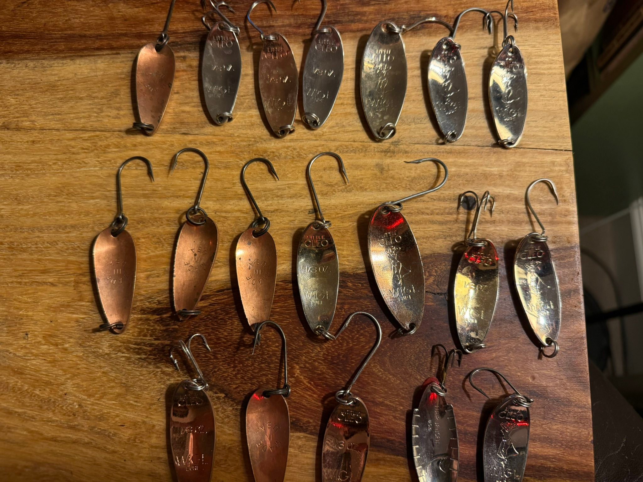 antiques rochester ny fishing lures Vintage Shakespeare Perch Little Lucky Dog Lure For Sale Five Vintage Fish Lures 3