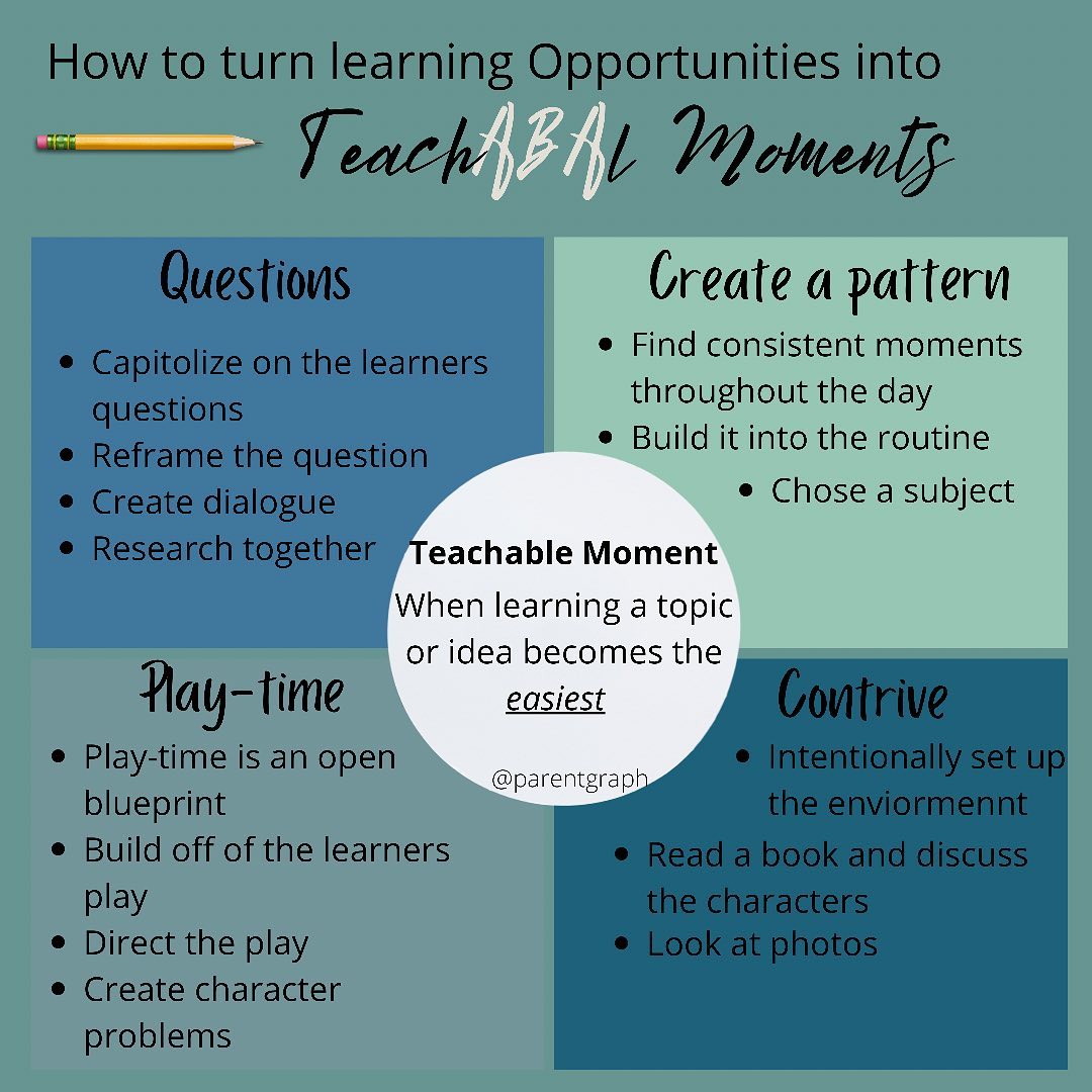 👩🏻‍🏫 Teachable moments are... - Home Grown Behaviors | Facebook