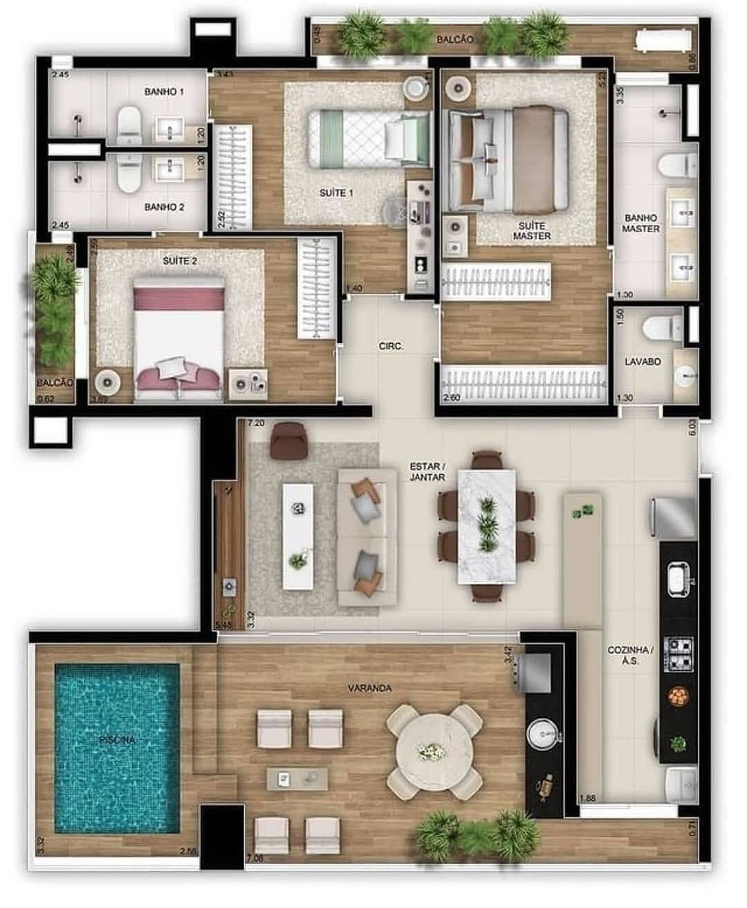 Maddy Interior - ️ 3D Floor Plan Designs 😍 Rate us out of...