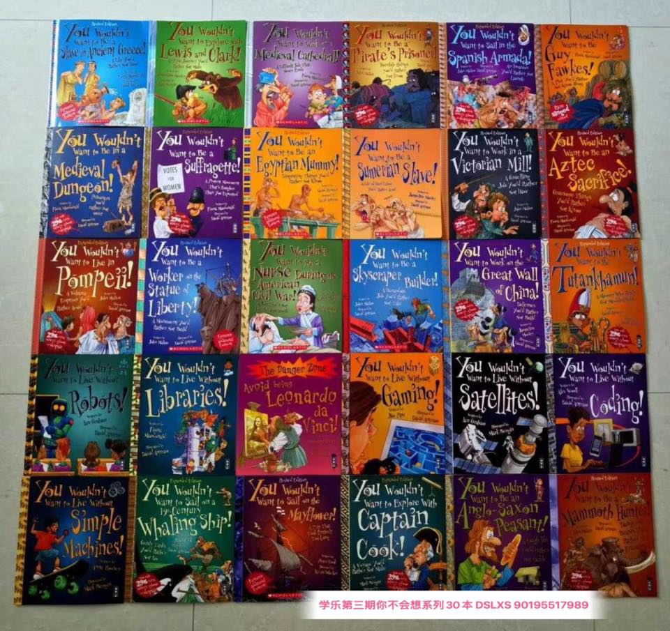 You Wouldn't Want to Live Without Set of 15 books + You Wouldn't
