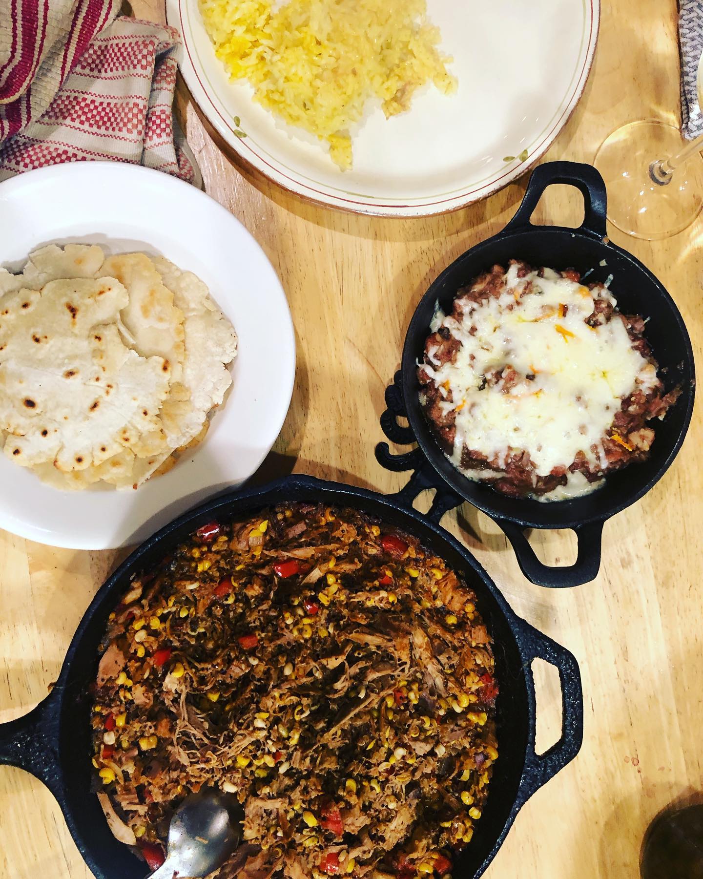 Smoked duck picadillo, hand made... - Chef Ric Orlando