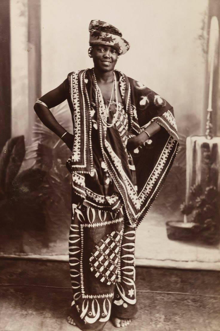 Portrait of a woman, Zanzibar, circa 1900. Sources: Melville J