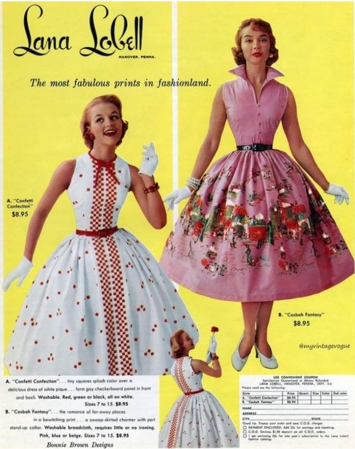 Lana Lobell fashion catalogues, the complete 1960 volume.