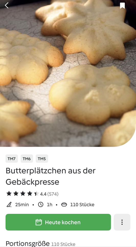 Eben diese Plätzchen gebacken und für gut empfunden. In der Mitte habe ich eine Mulde gedrückt und Konfitüre reingefüllt und mitgebacken